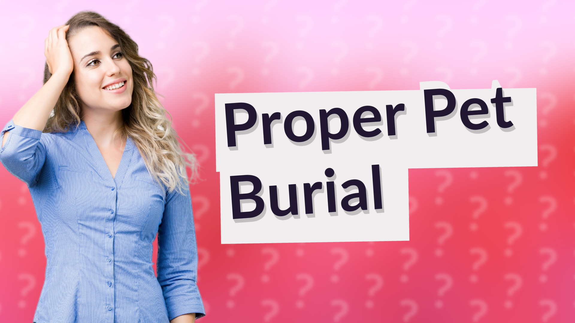 Proper Pet Burial