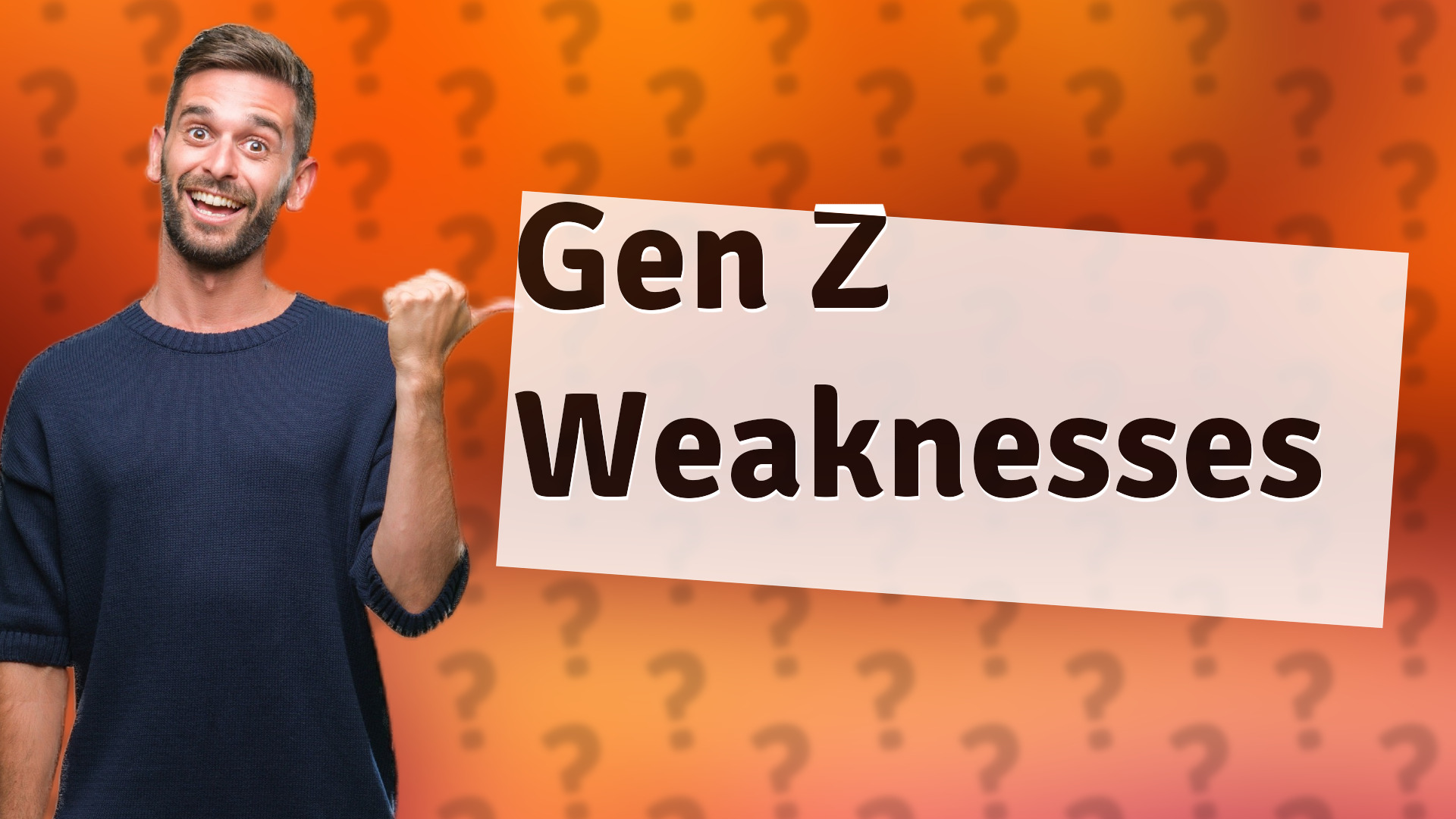 Gen Z Weaknesses