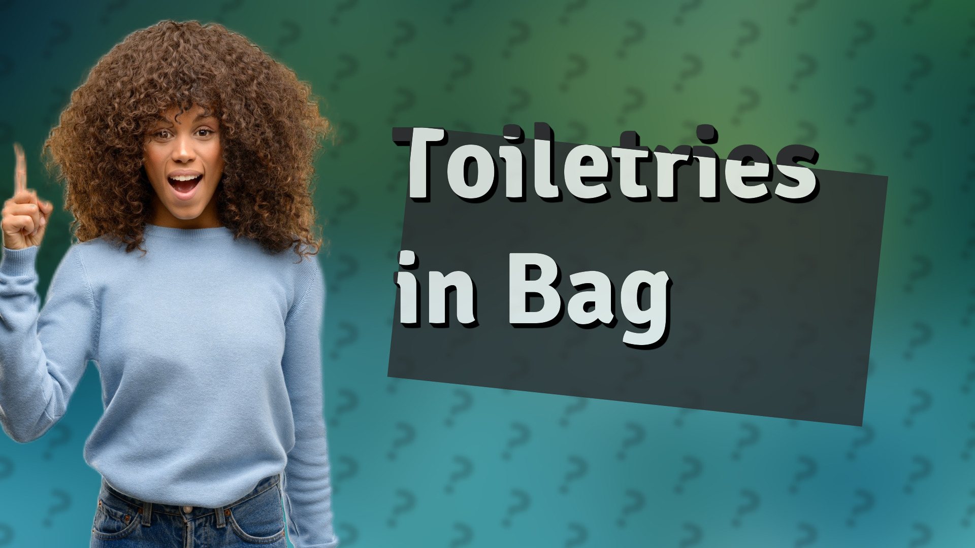 Toiletries in Bag