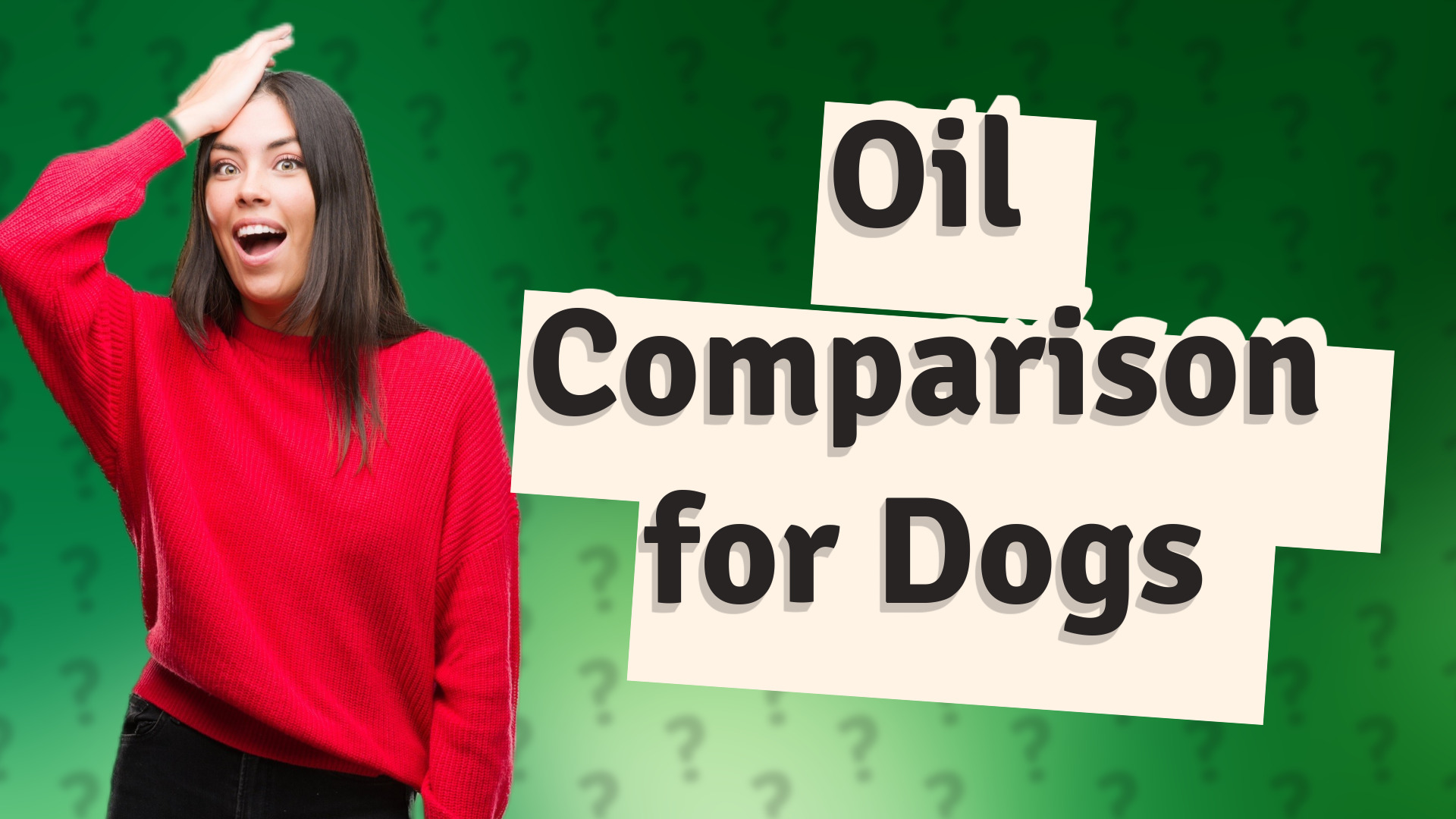 Oil Comparison for Dogs