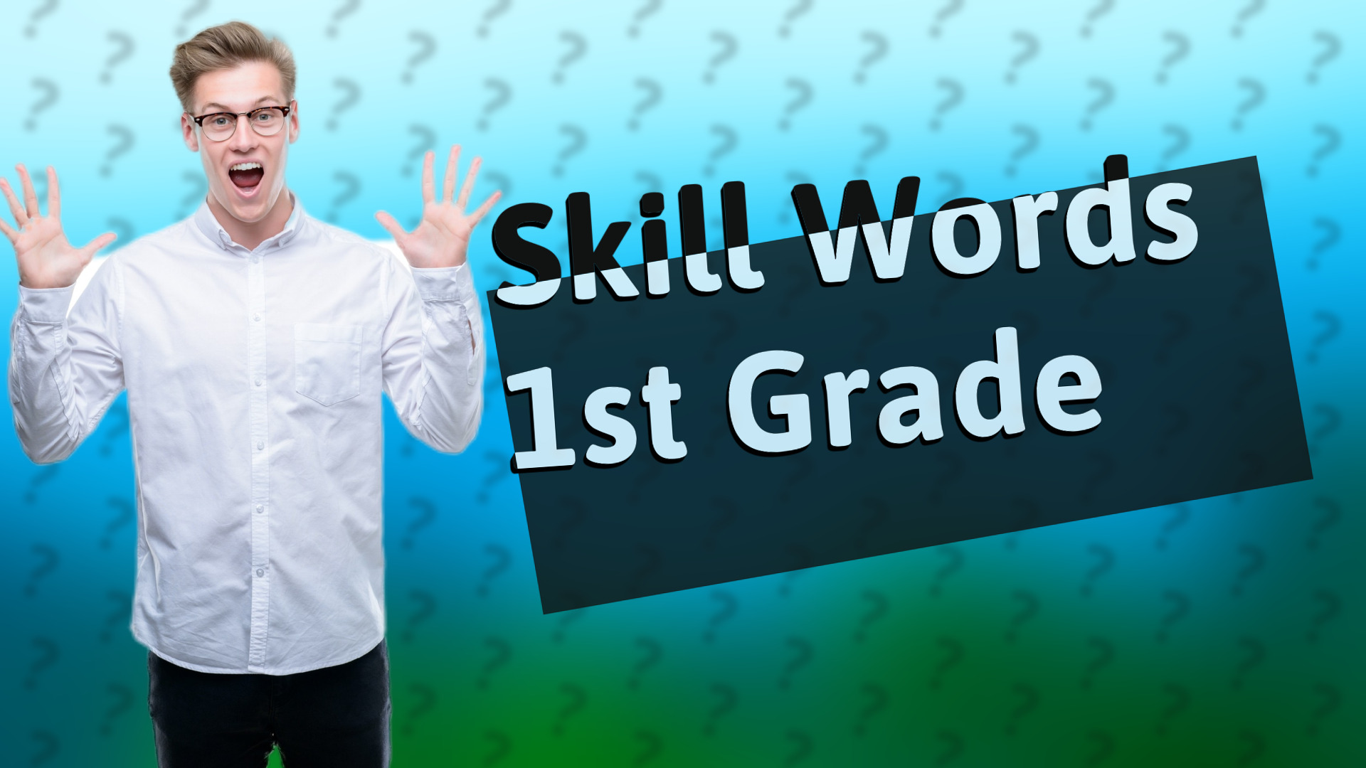 Skill Words 1st Grade