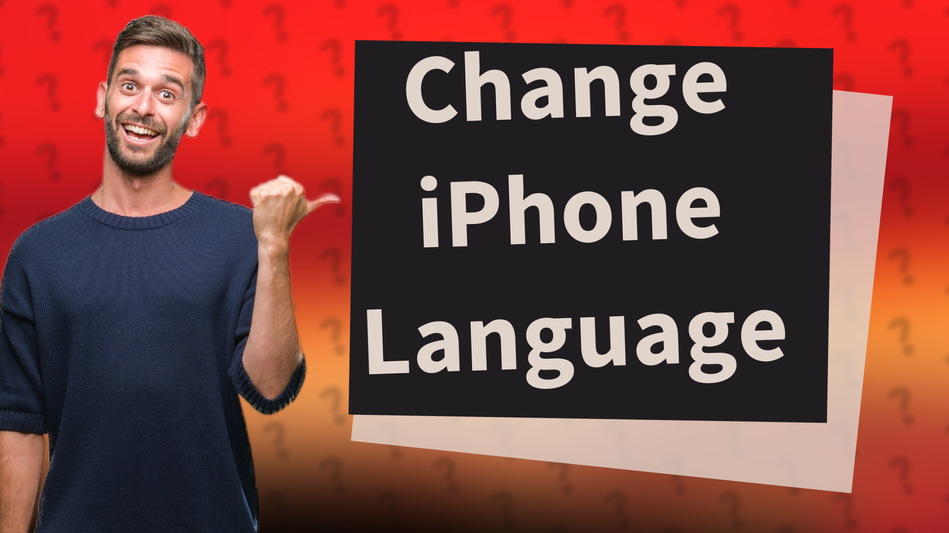 Change iPhone Language