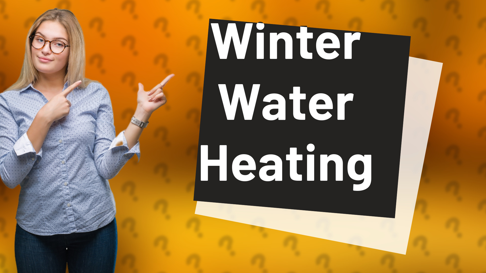 Winter Water Heating