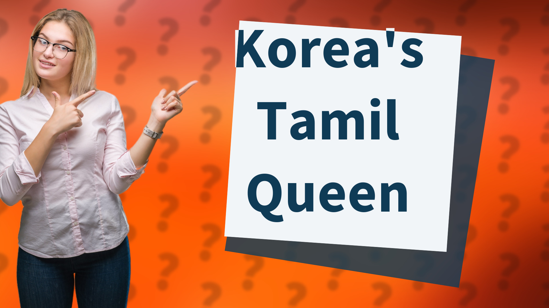 Korea's Tamil Queen