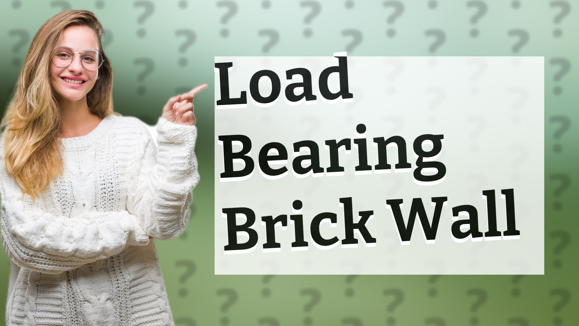 Load Bearing Brick Wall