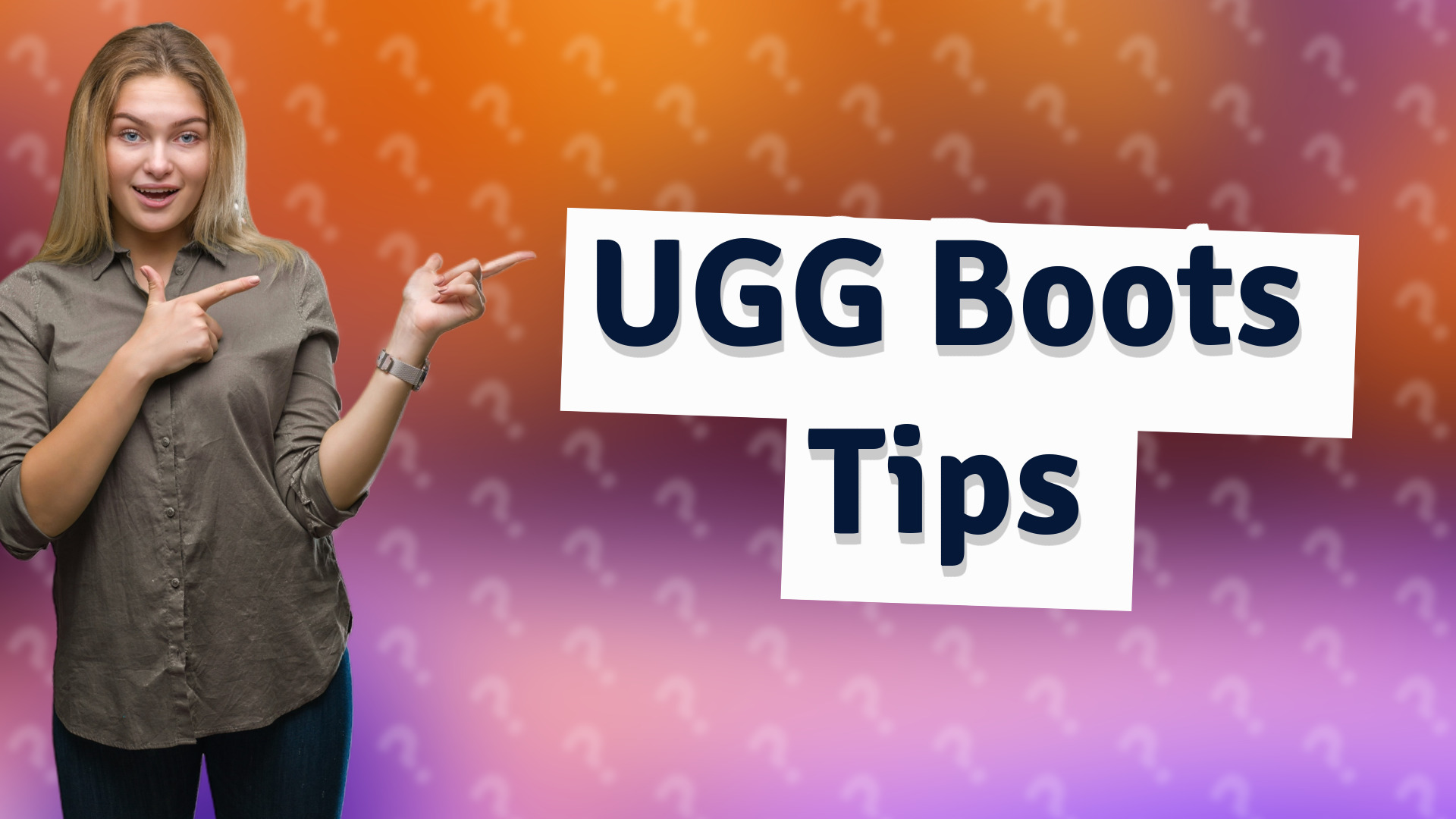 UGG Boots Tips