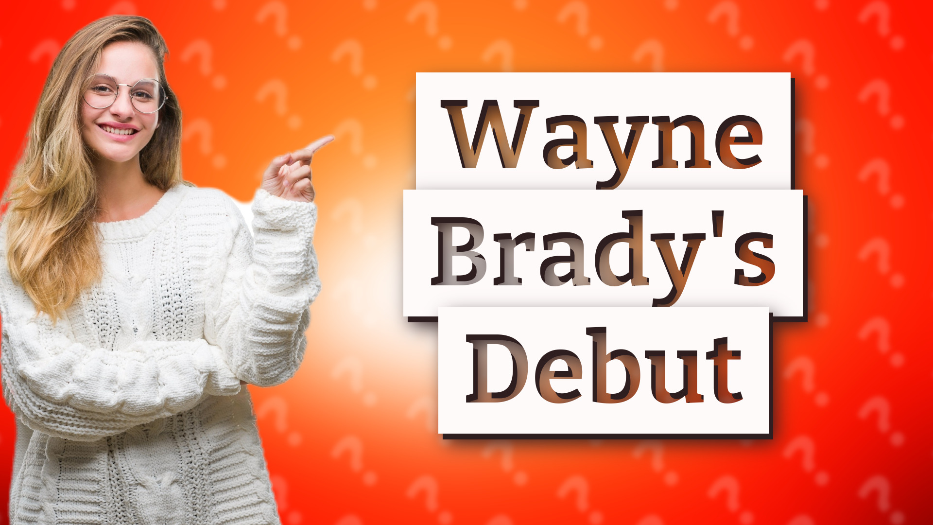 Wayne Brady's Debut