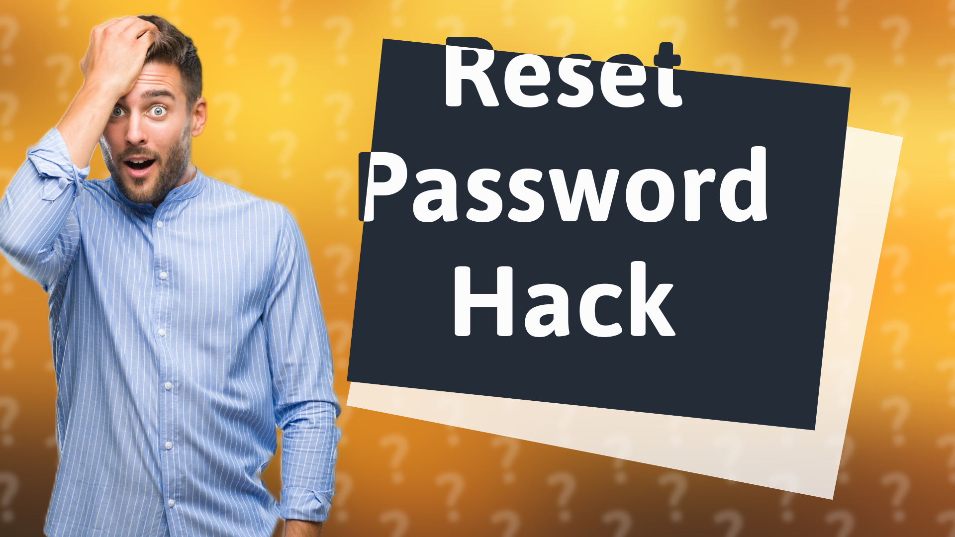 Reset Password Hack