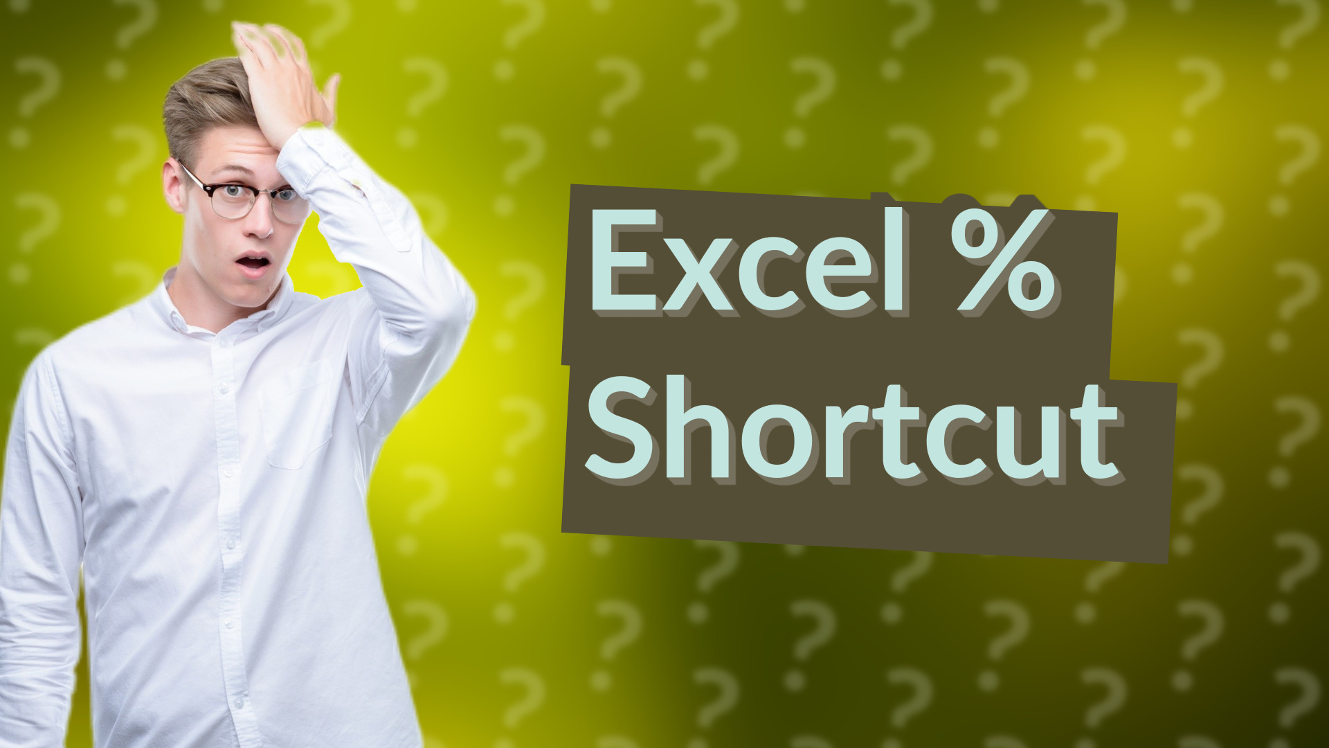 Excel % Shortcut
