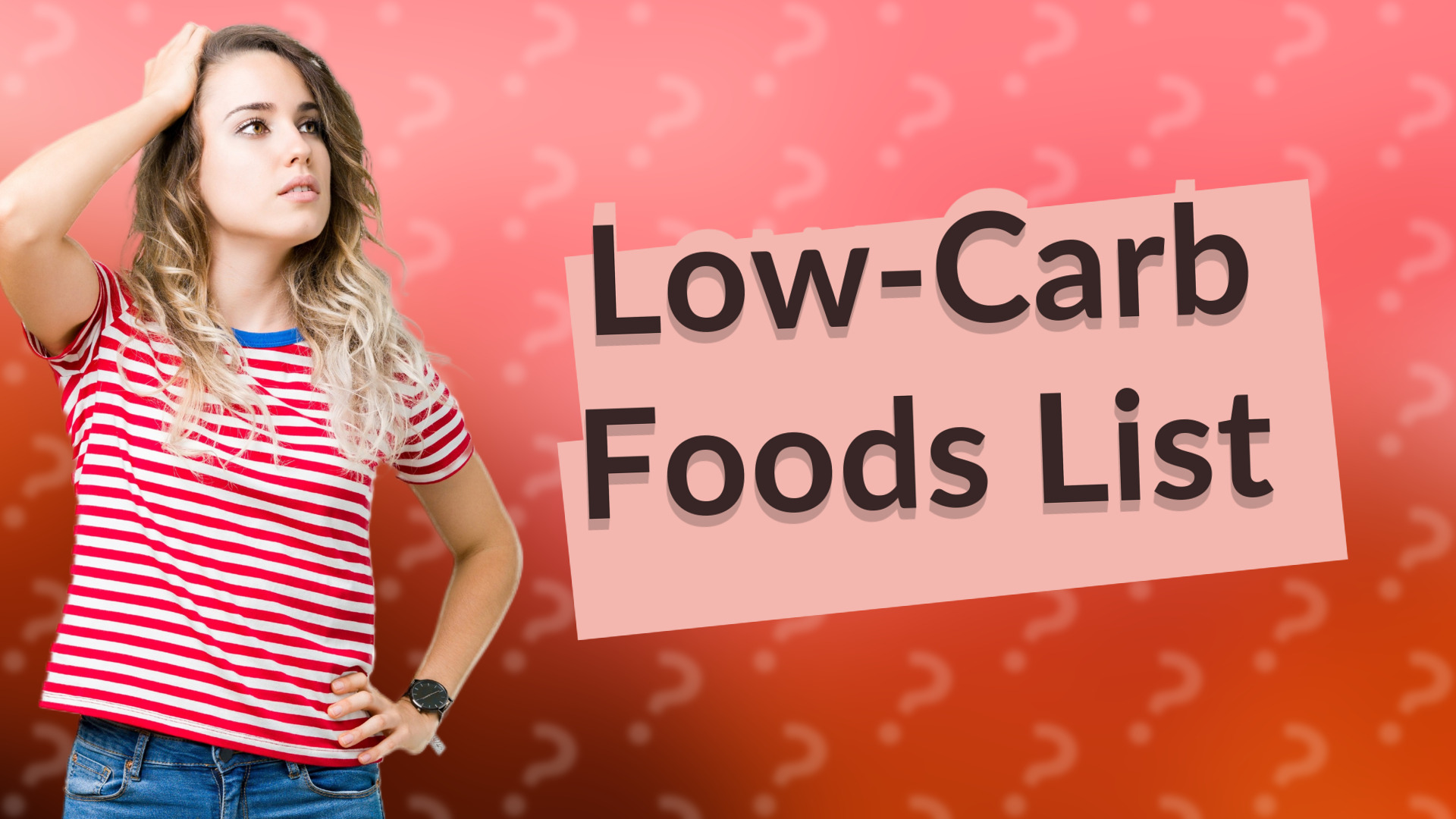 Low-Carb Foods List