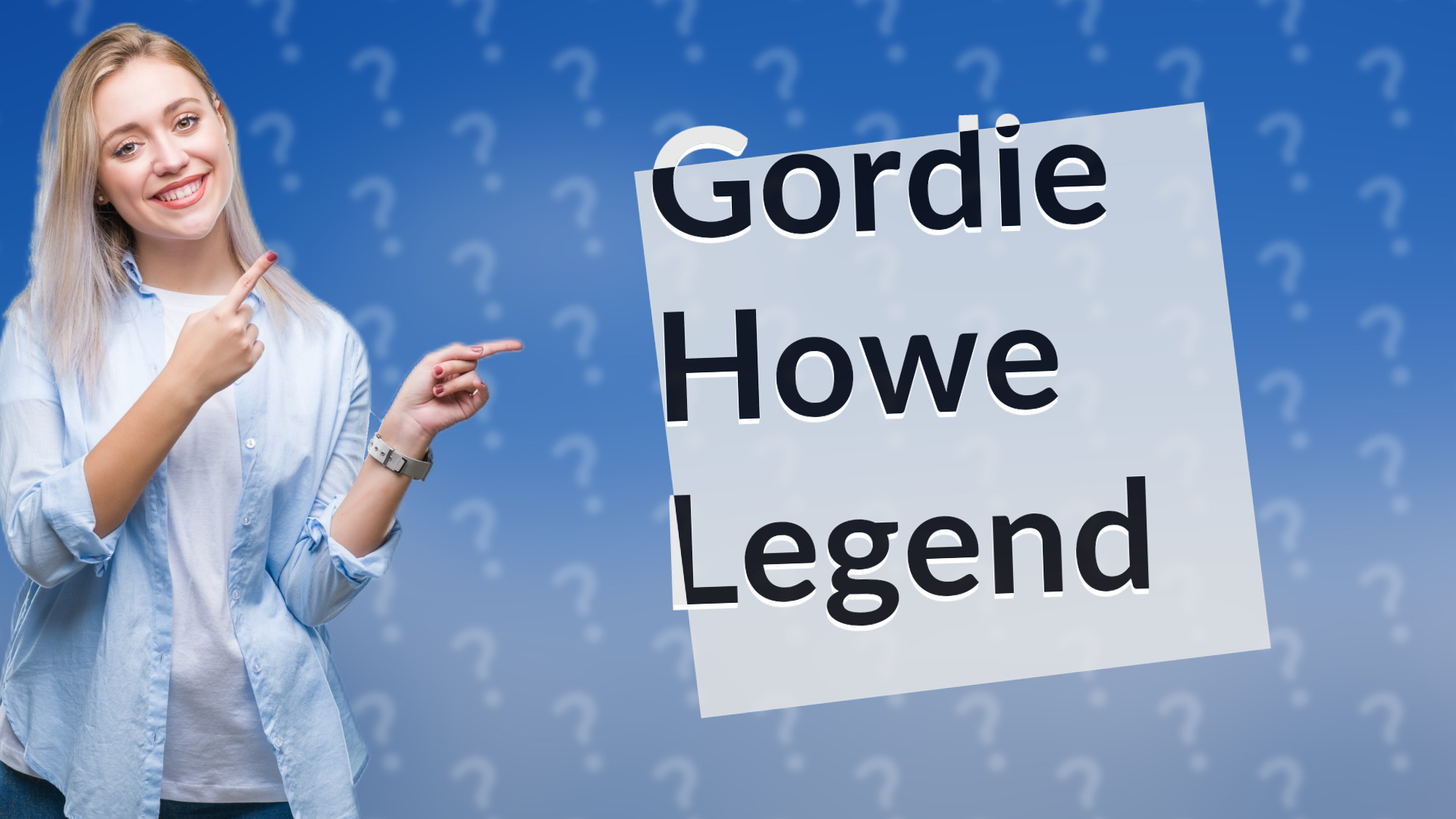 Gordie Howe Legend
