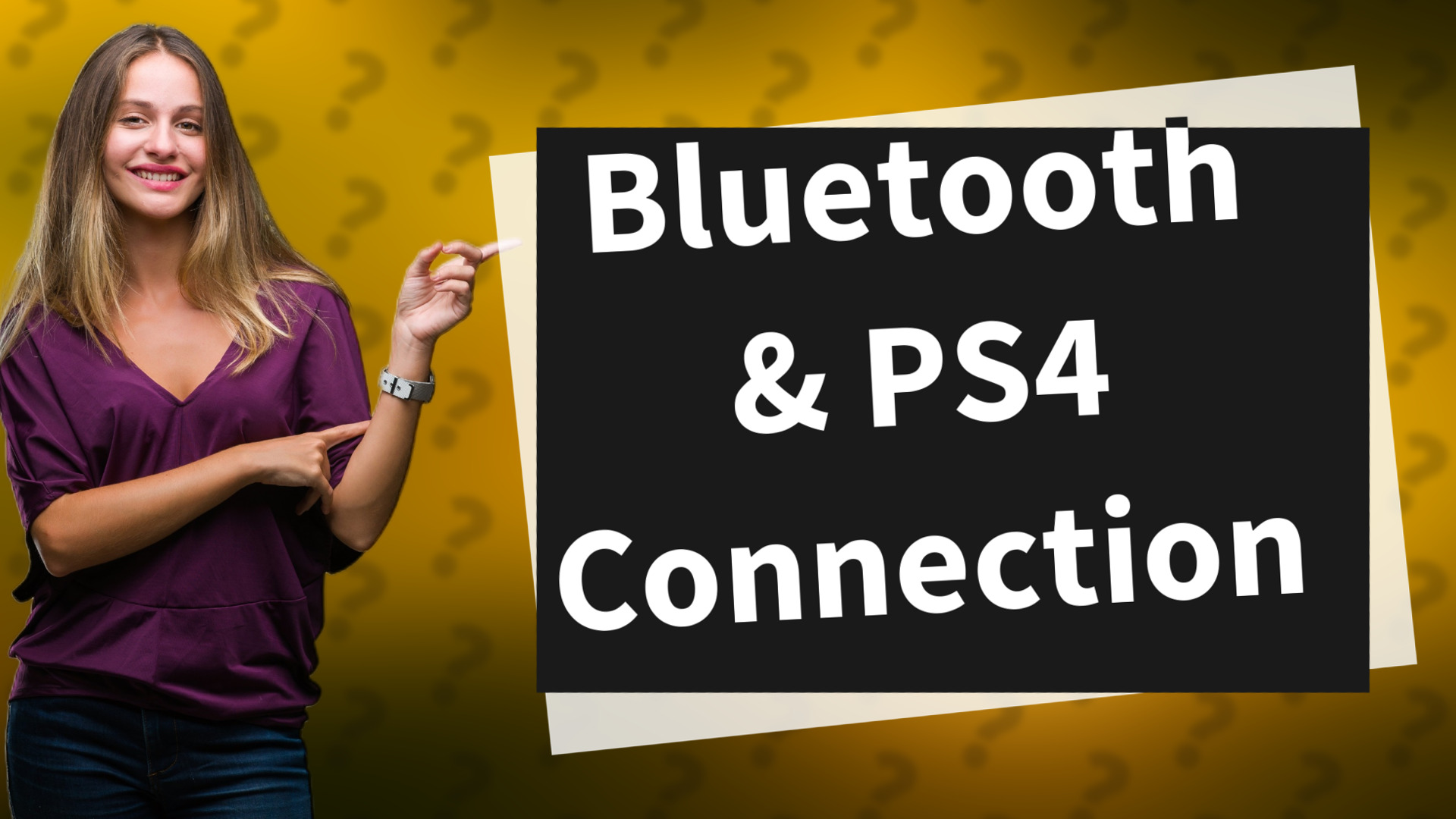 Bluetooth & PS4 Connection