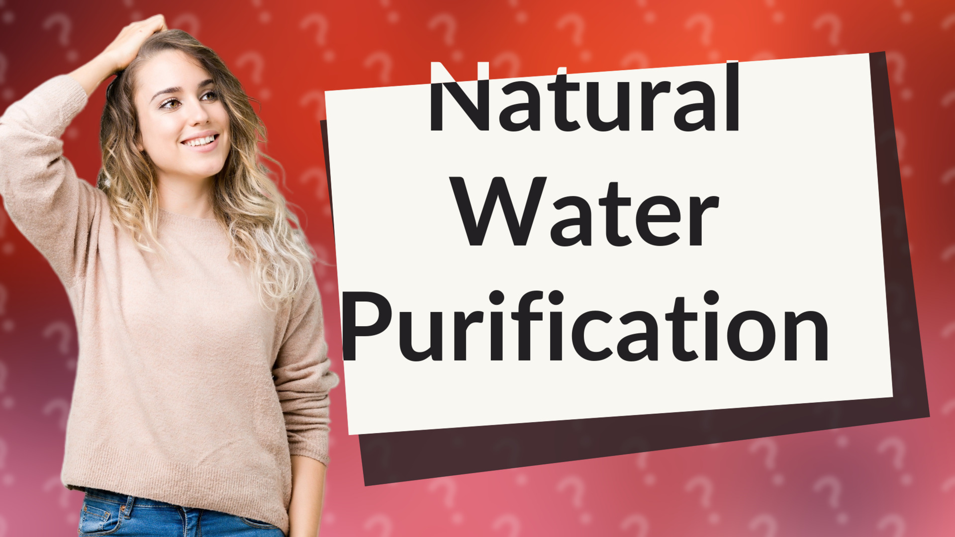 Natural Water Purification