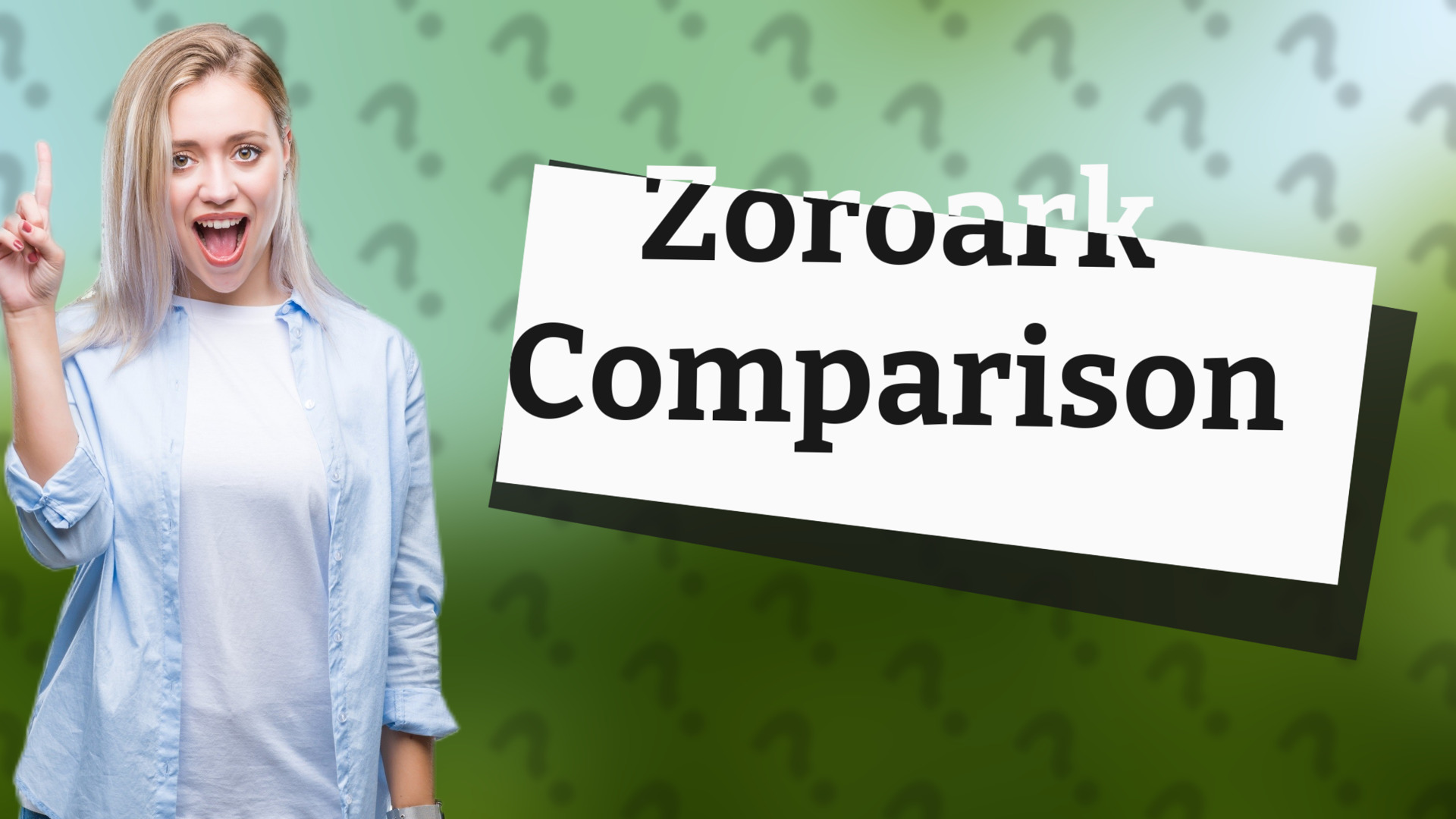 Zoroark Comparison