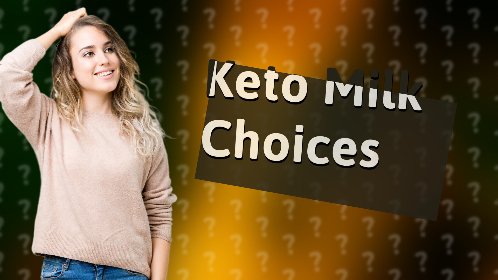 Keto Milk Choices