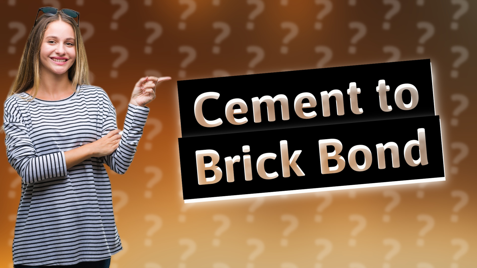 Cement to Brick Bond