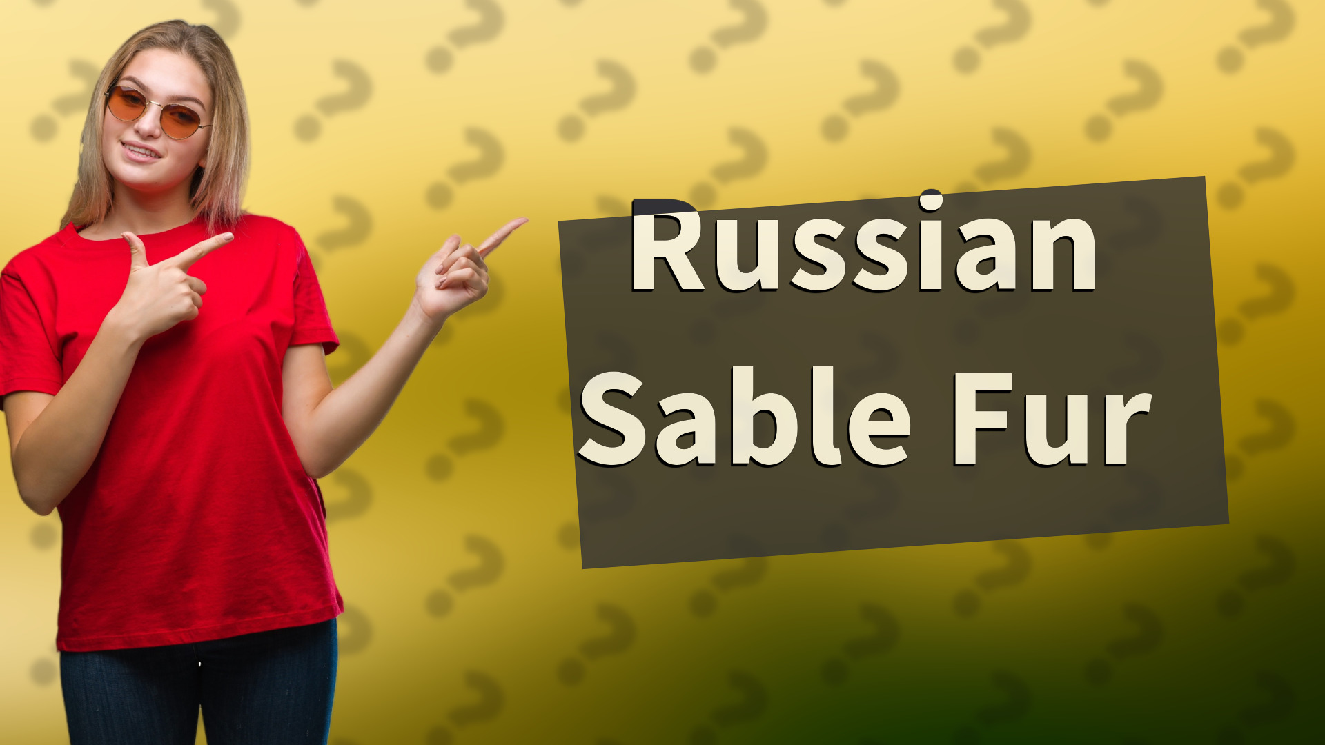 Russian Sable Fur