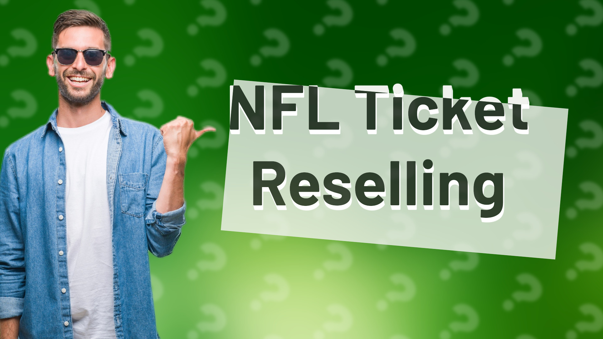 NFL Ticket Reselling