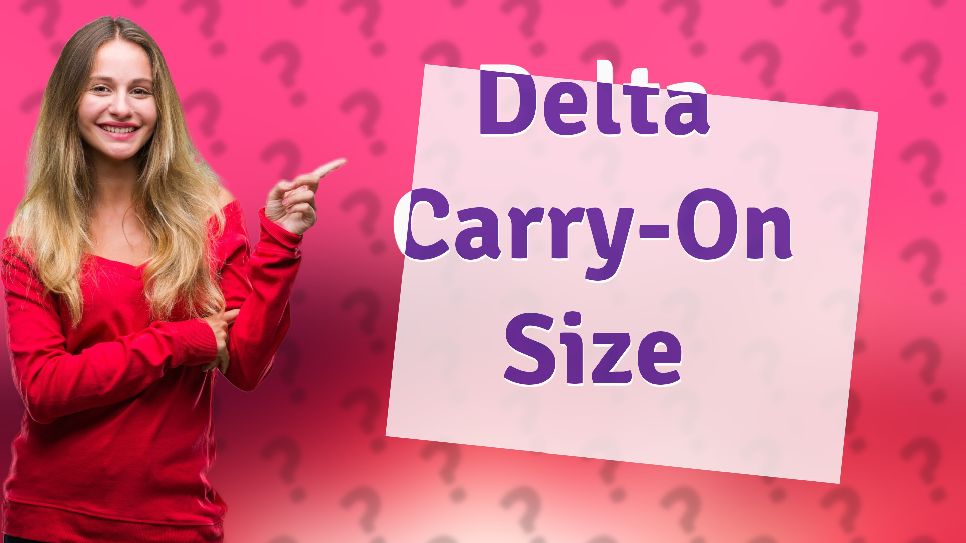 Delta Carry-On Size