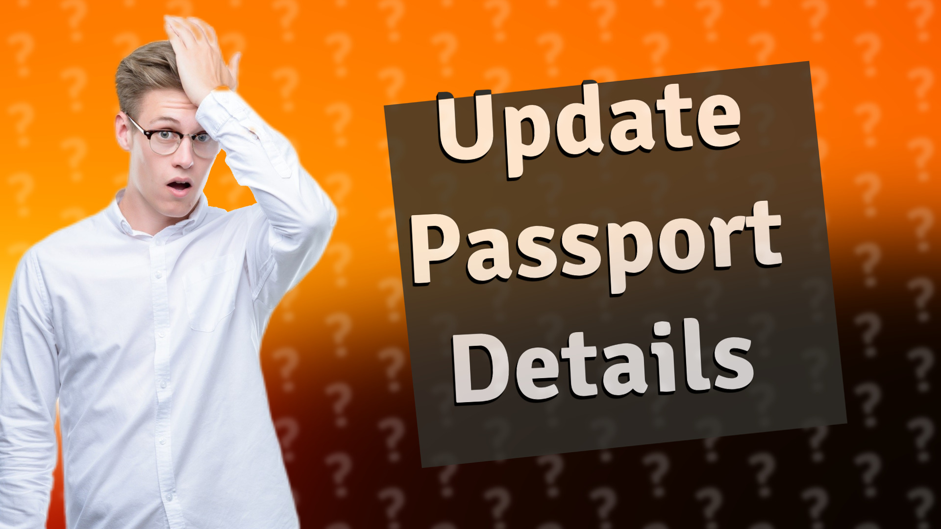 Update Passport Details