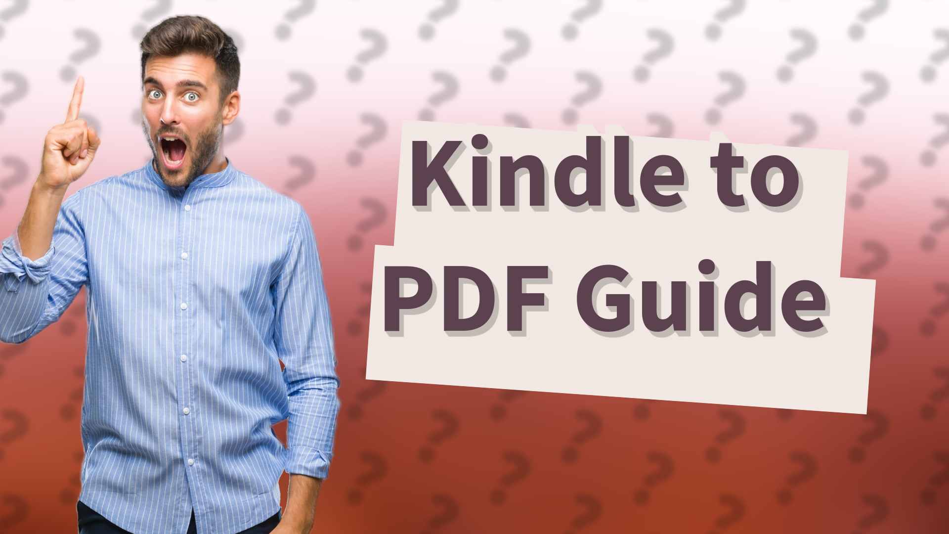 Kindle to PDF Guide