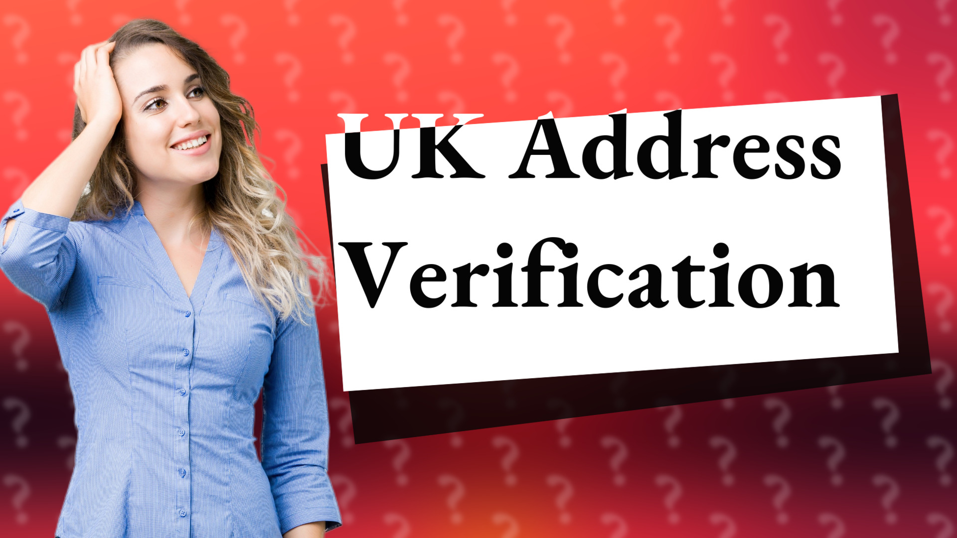 UK Address Verification