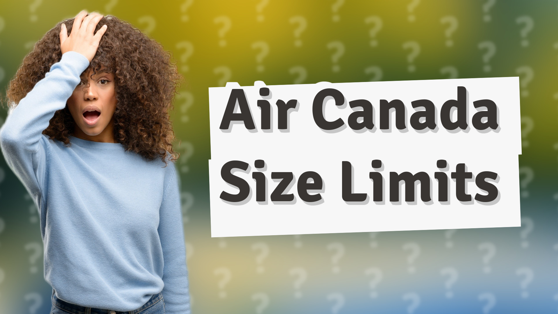 Air Canada Size Limits