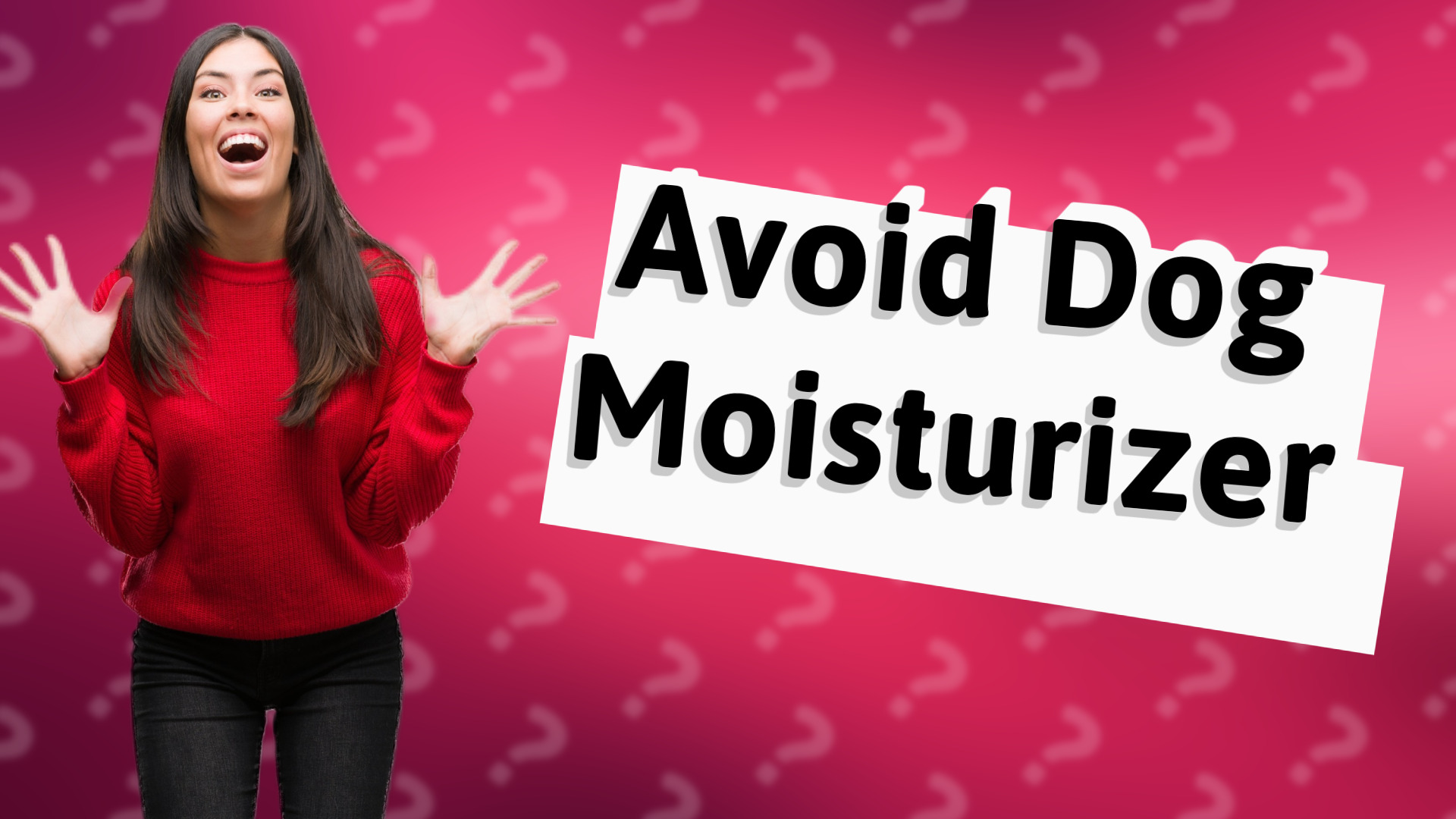 Avoid Dog Moisturizer