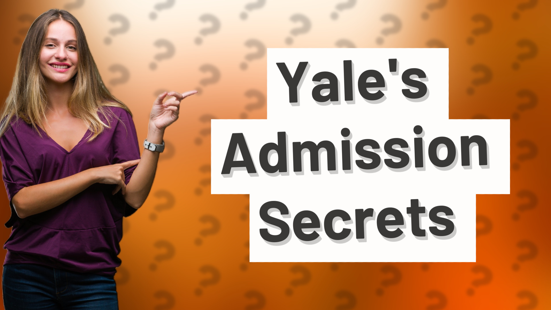 Yale's Admission Secrets