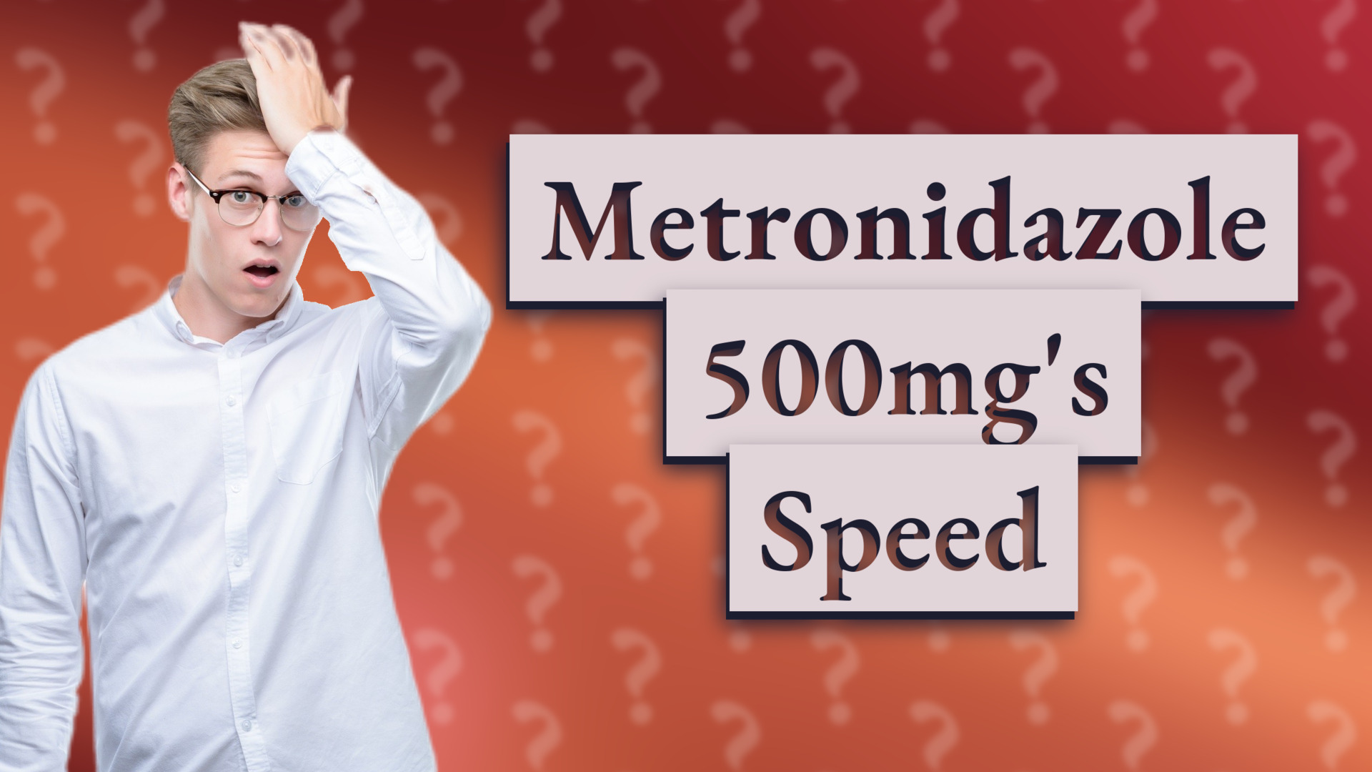 Metronidazole 500mg's Speed