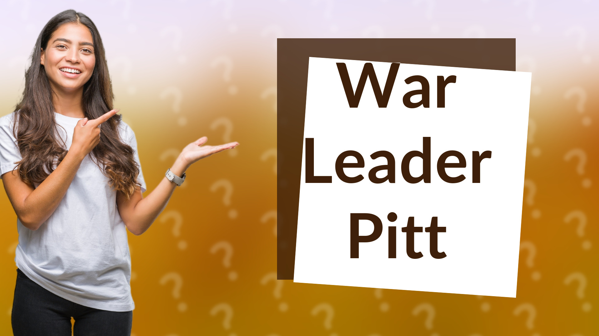 War Leader Pitt
