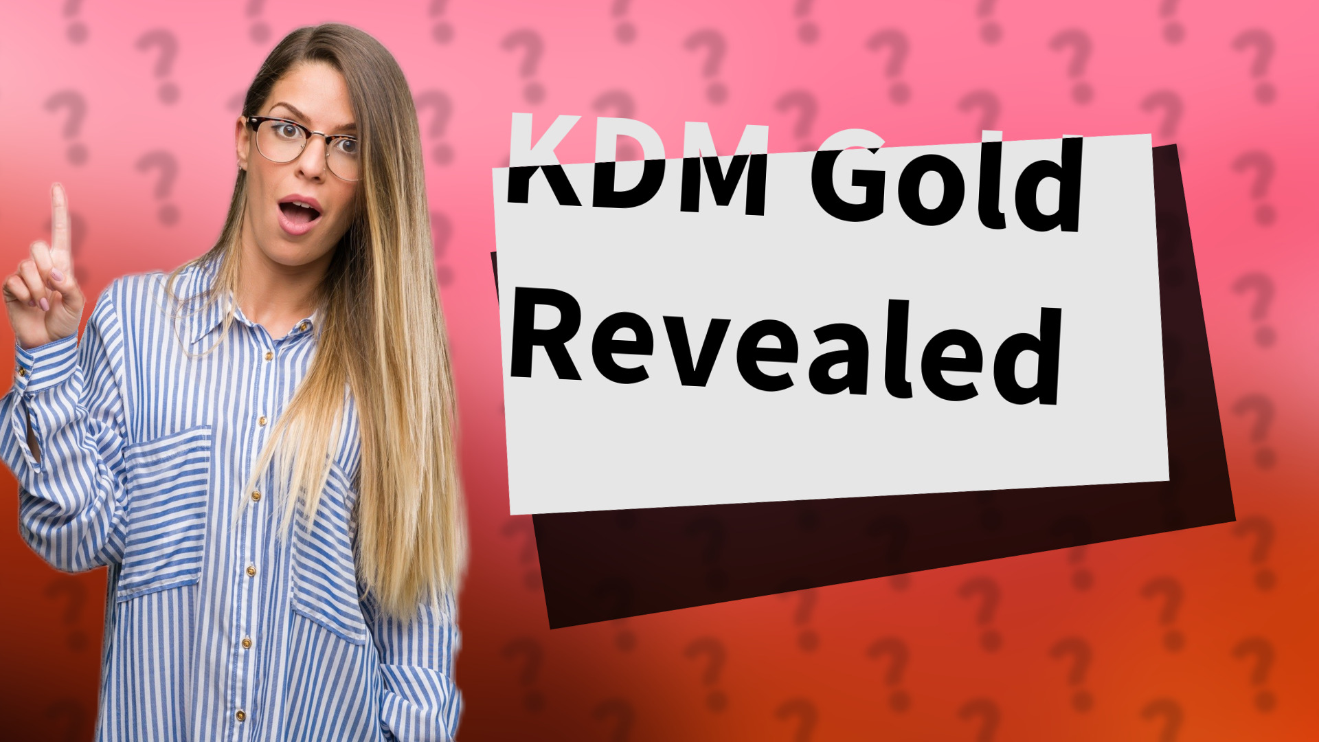 KDM Gold Revealed