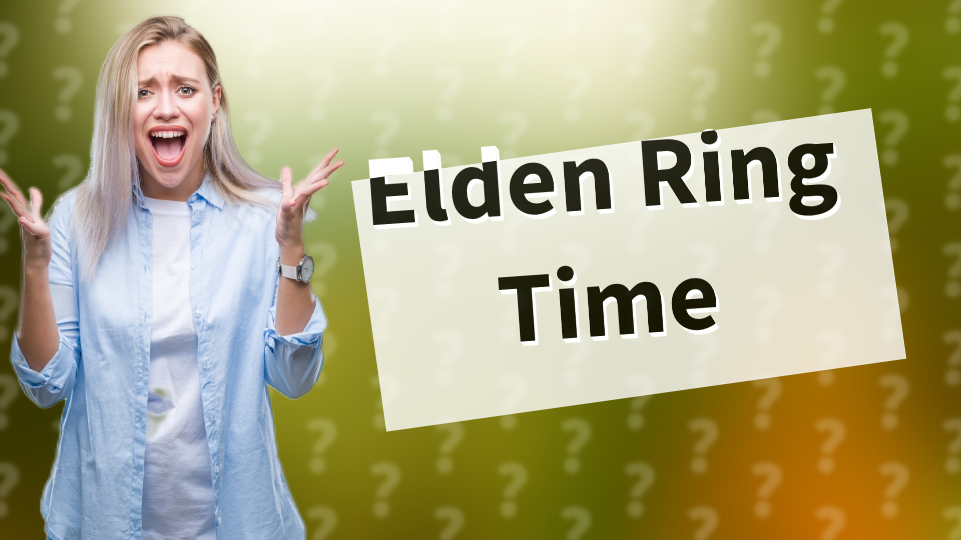 Elden Ring Time