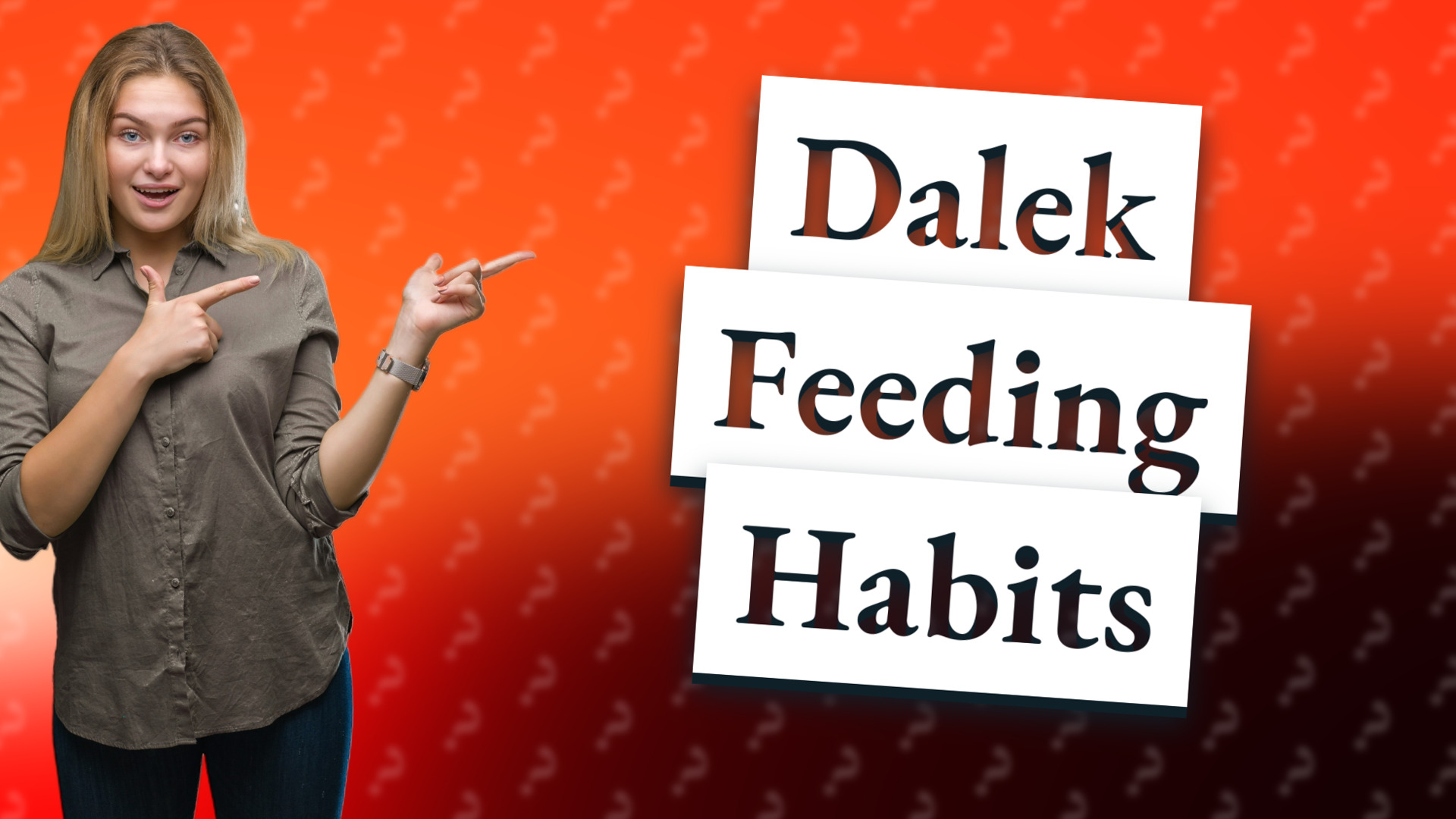 Dalek Feeding Habits