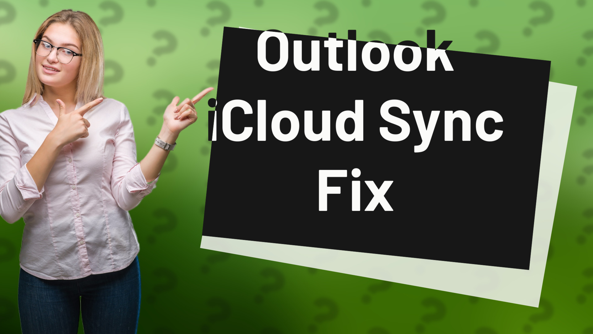 Outlook iCloud Sync Fix