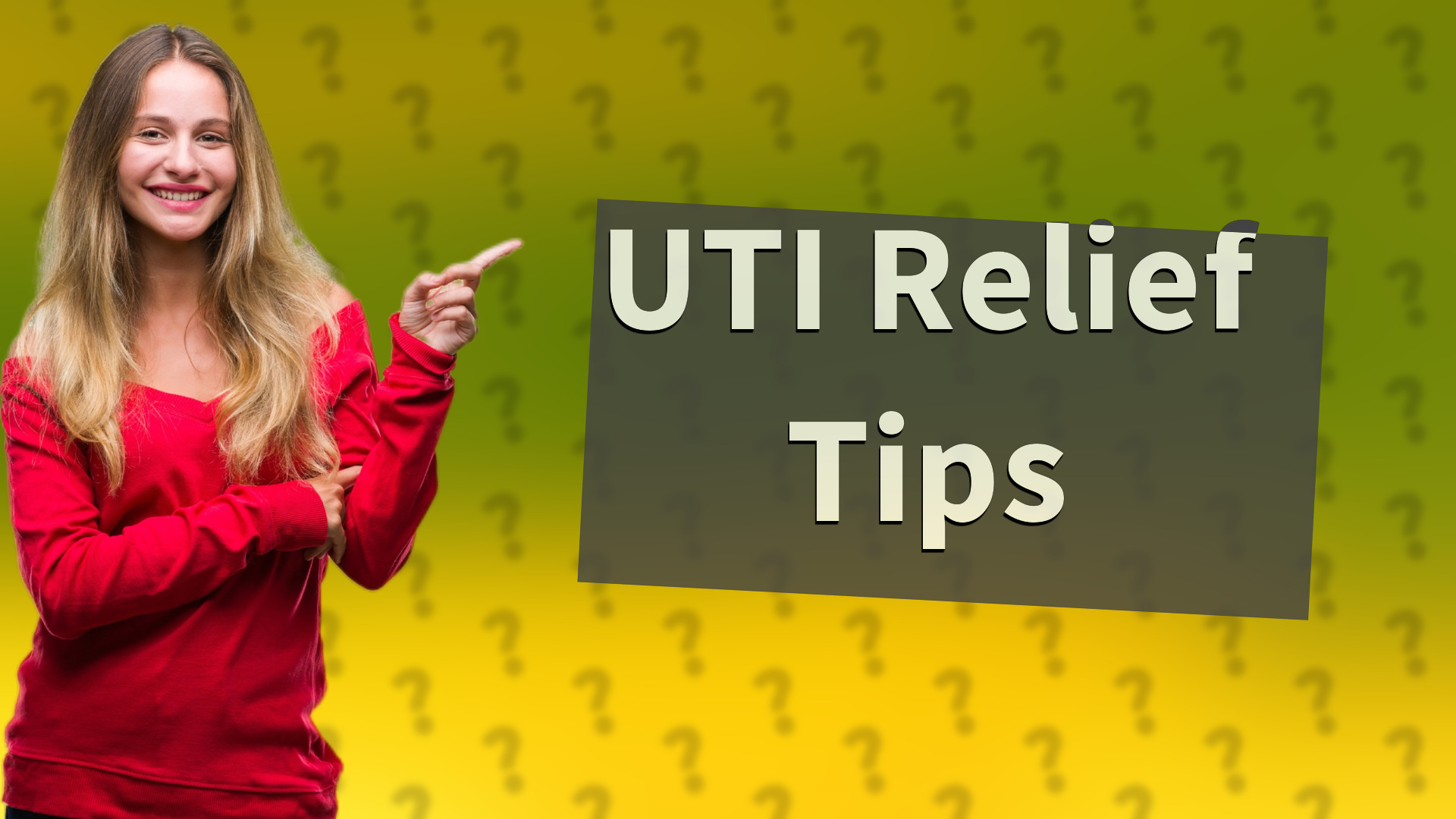 UTI Relief Tips