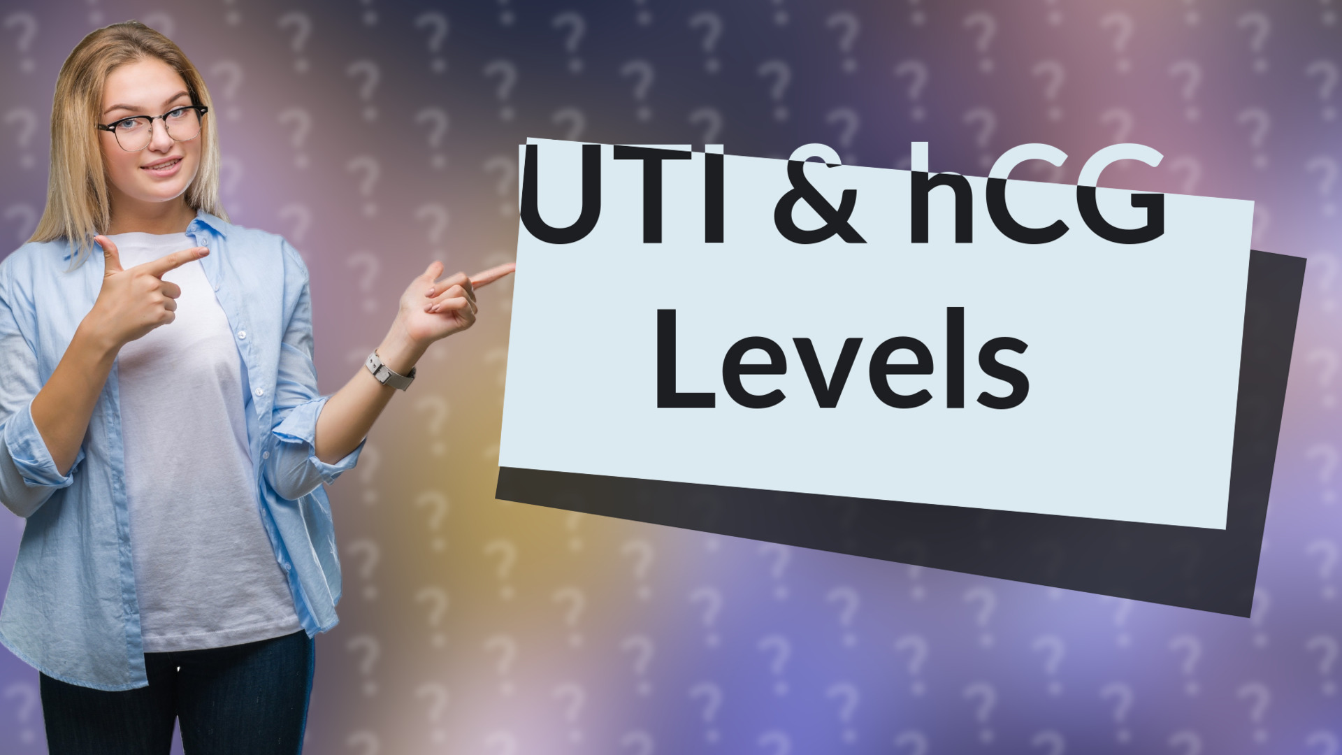 UTI & hCG Levels
