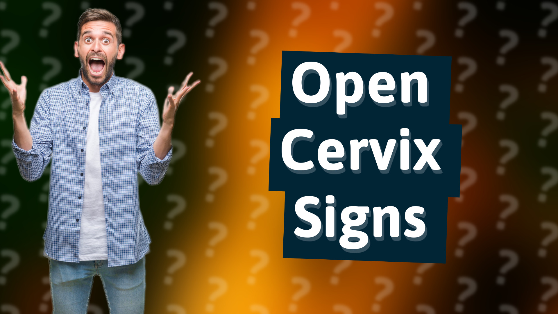 Open Cervix Signs