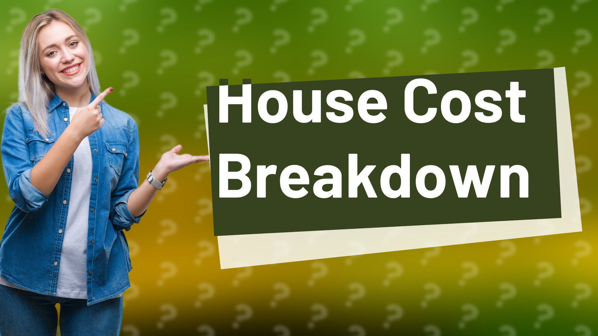 House Cost Breakdown