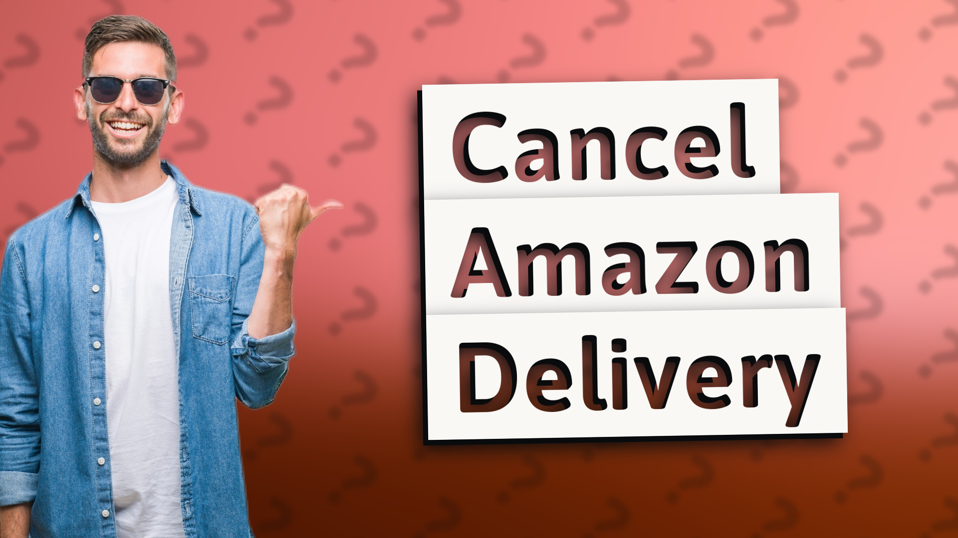 Cancel Amazon Delivery