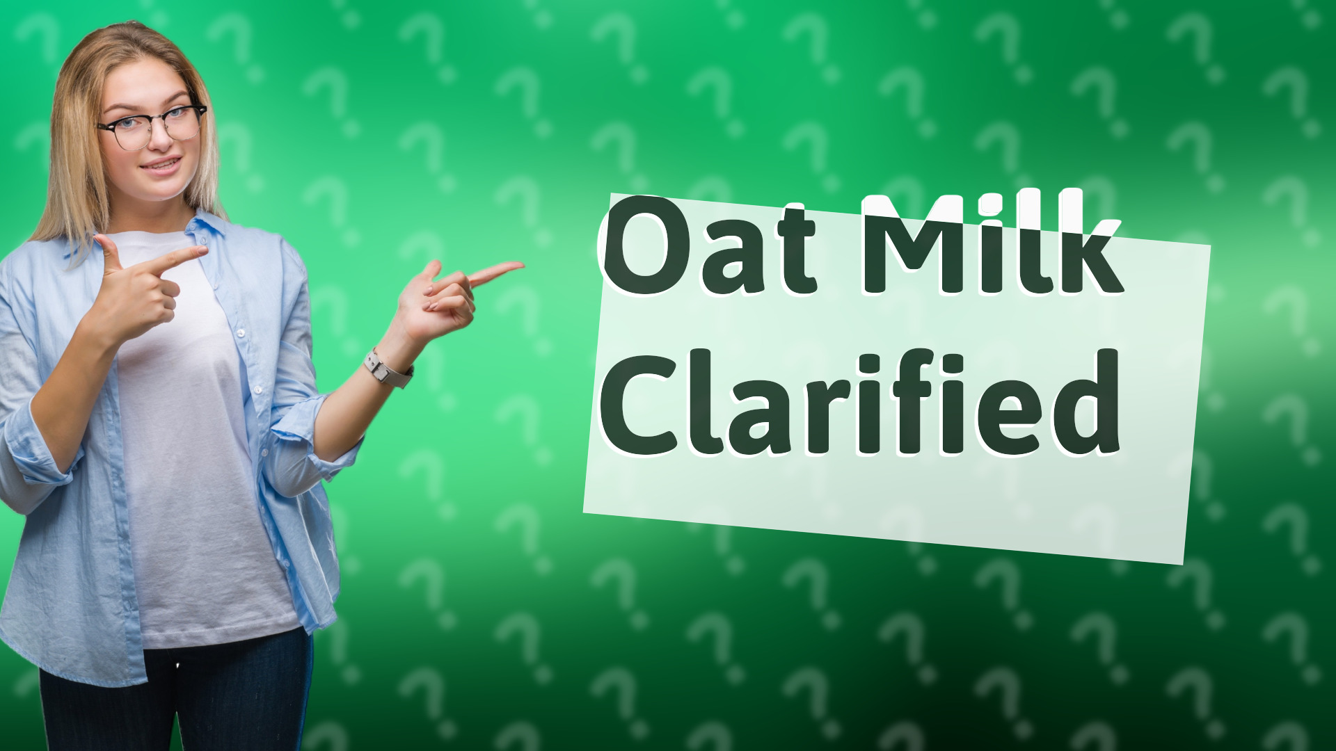 Oat Milk Clarified