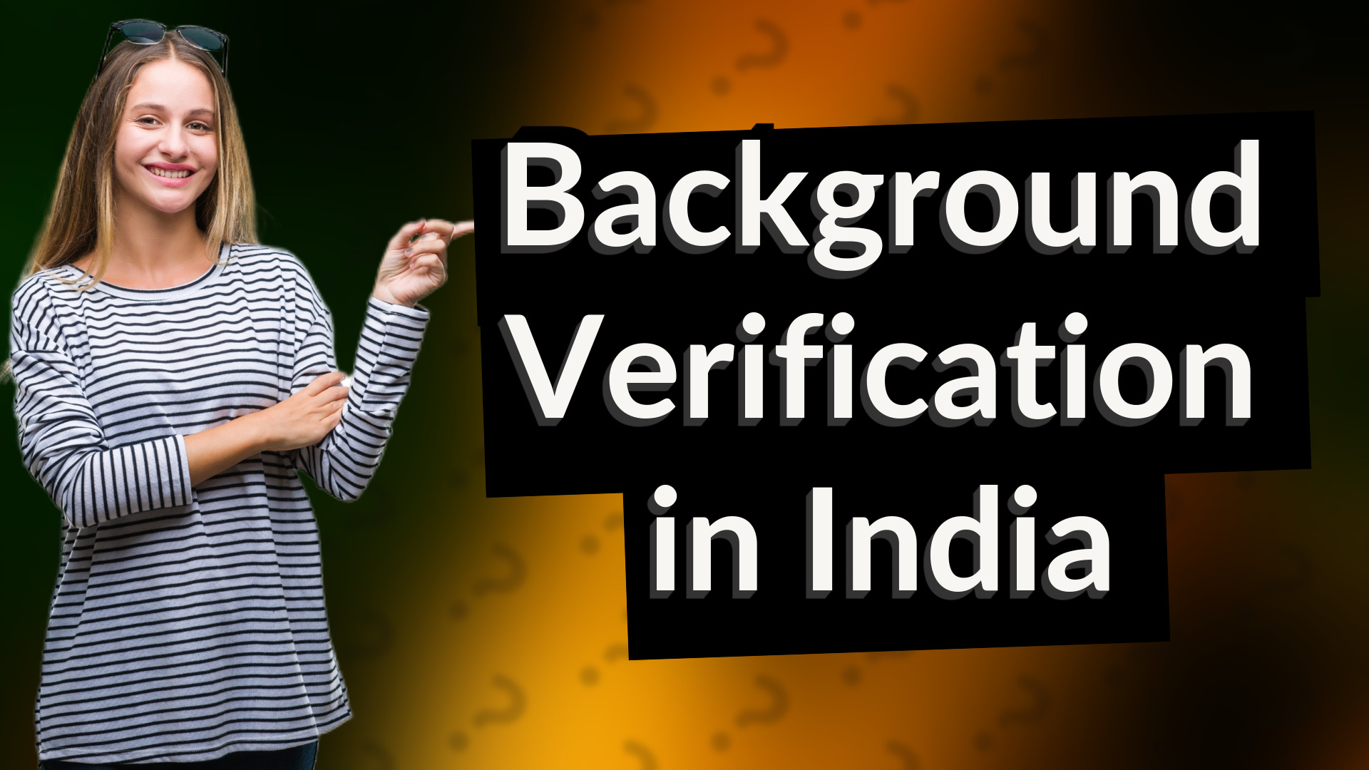 Background Verification in India