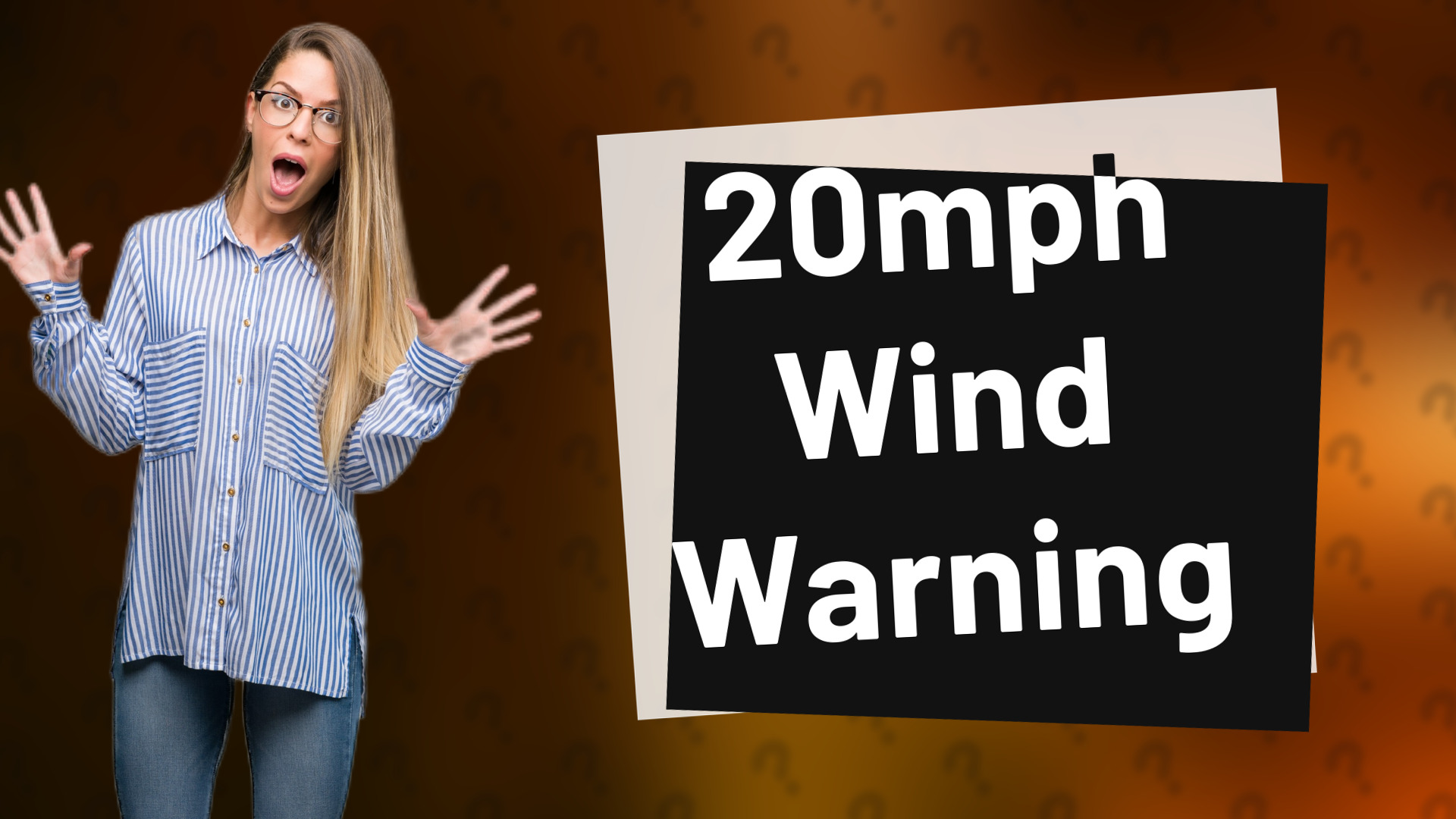 20mph Wind Warning
