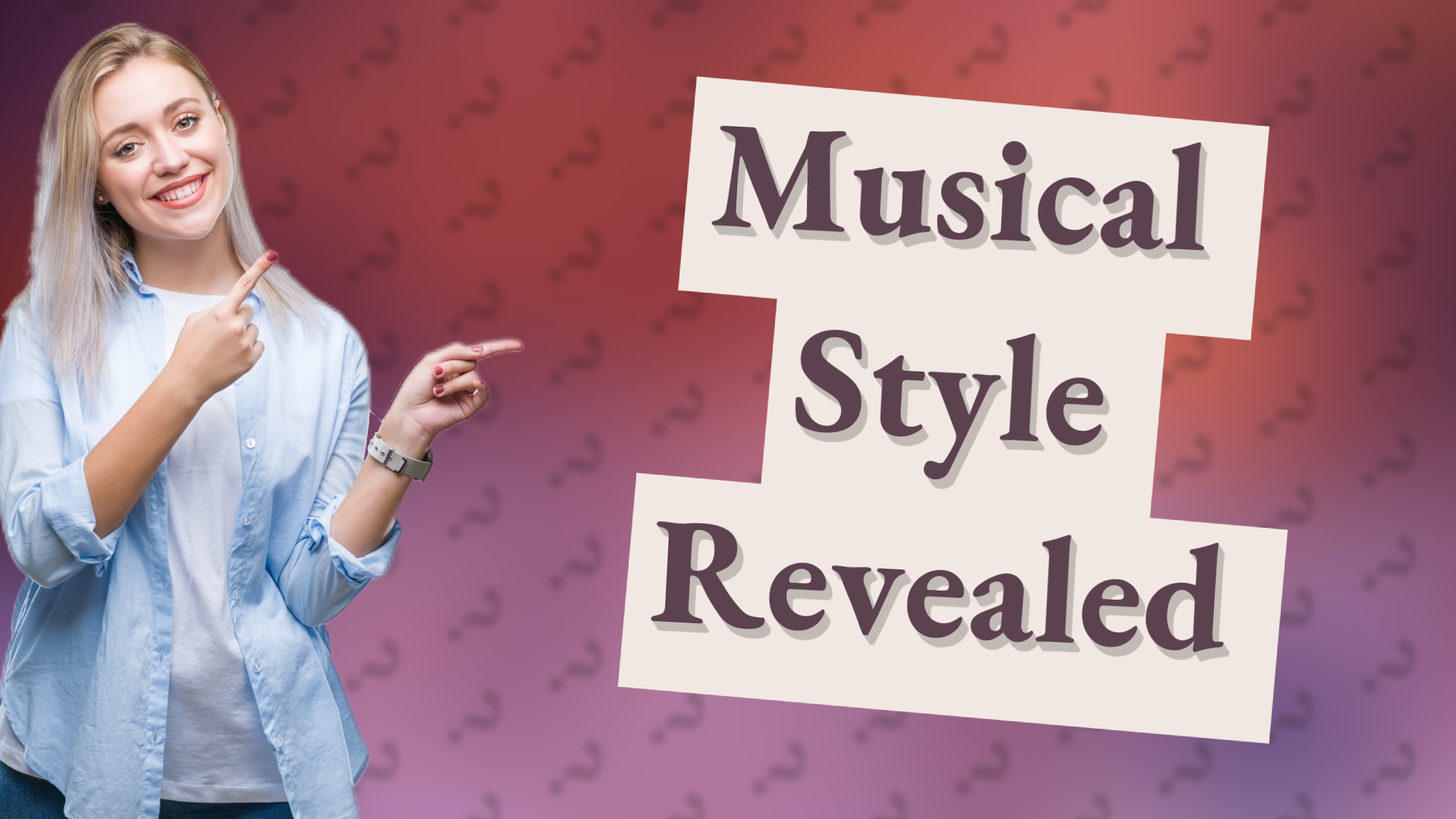 Musical Style Revealed