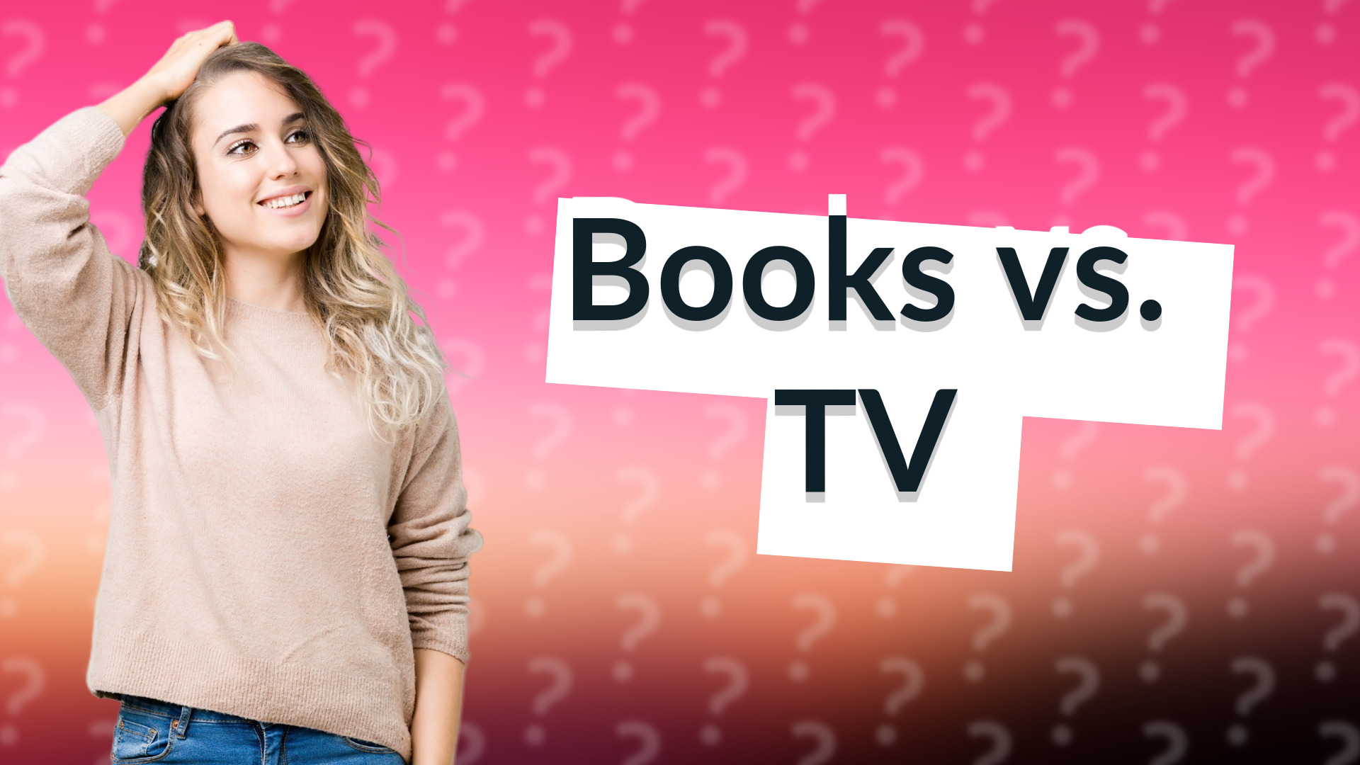 Books vs. TV