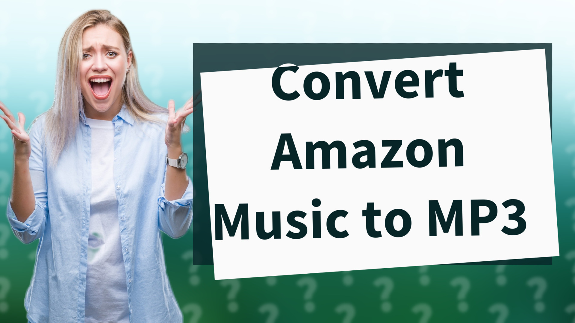 Convert Amazon Music to MP3