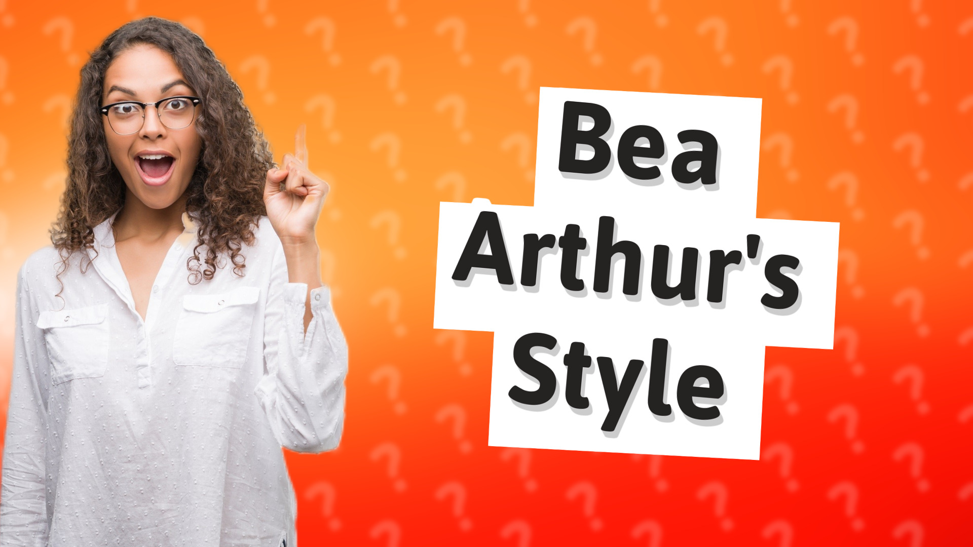 Bea Arthur's Style