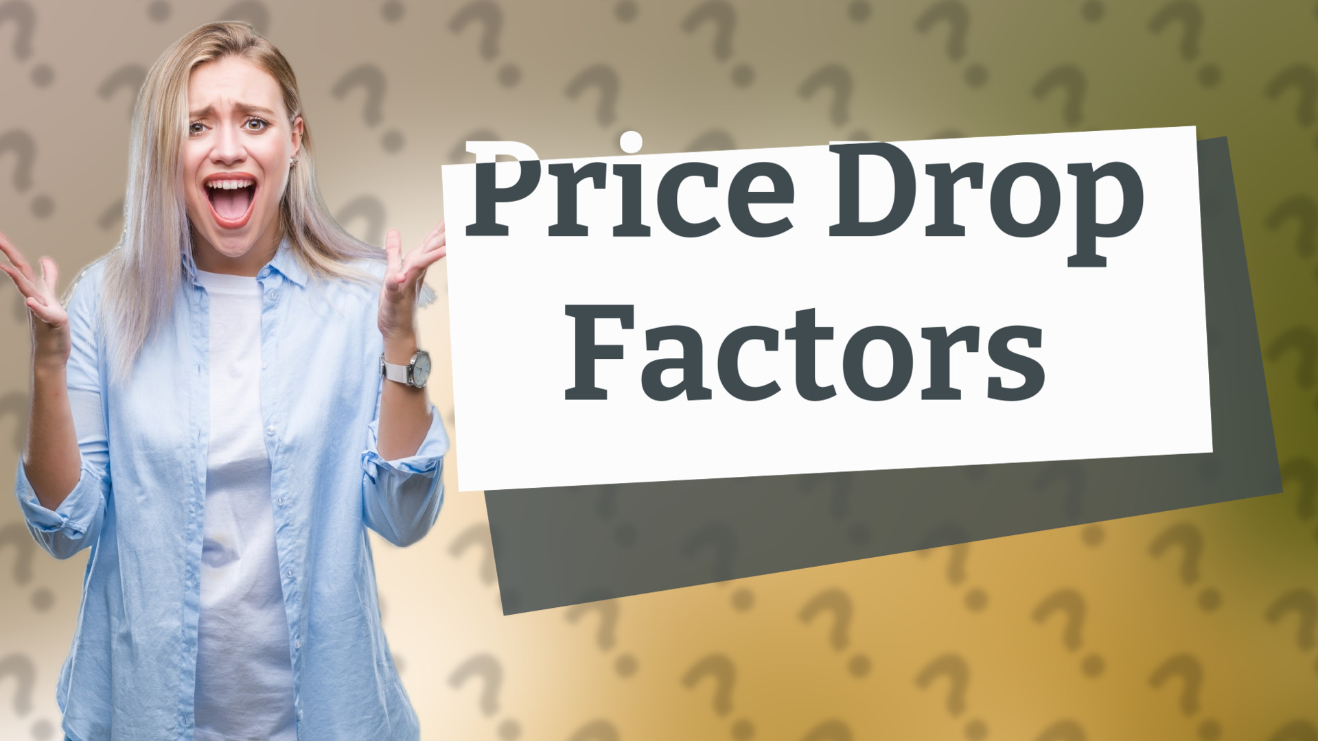 Price Drop Factors