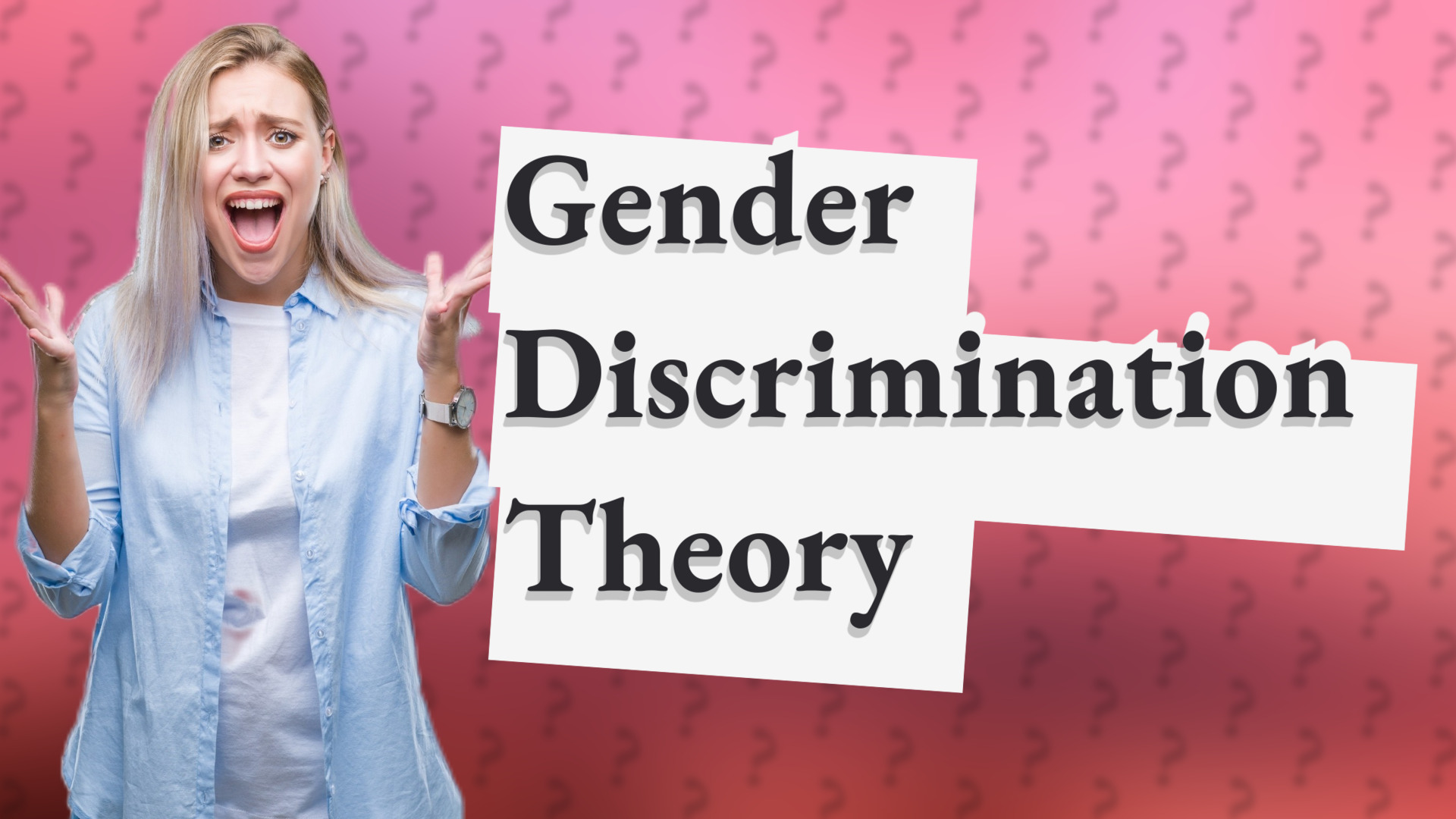Gender Discrimination Theory
