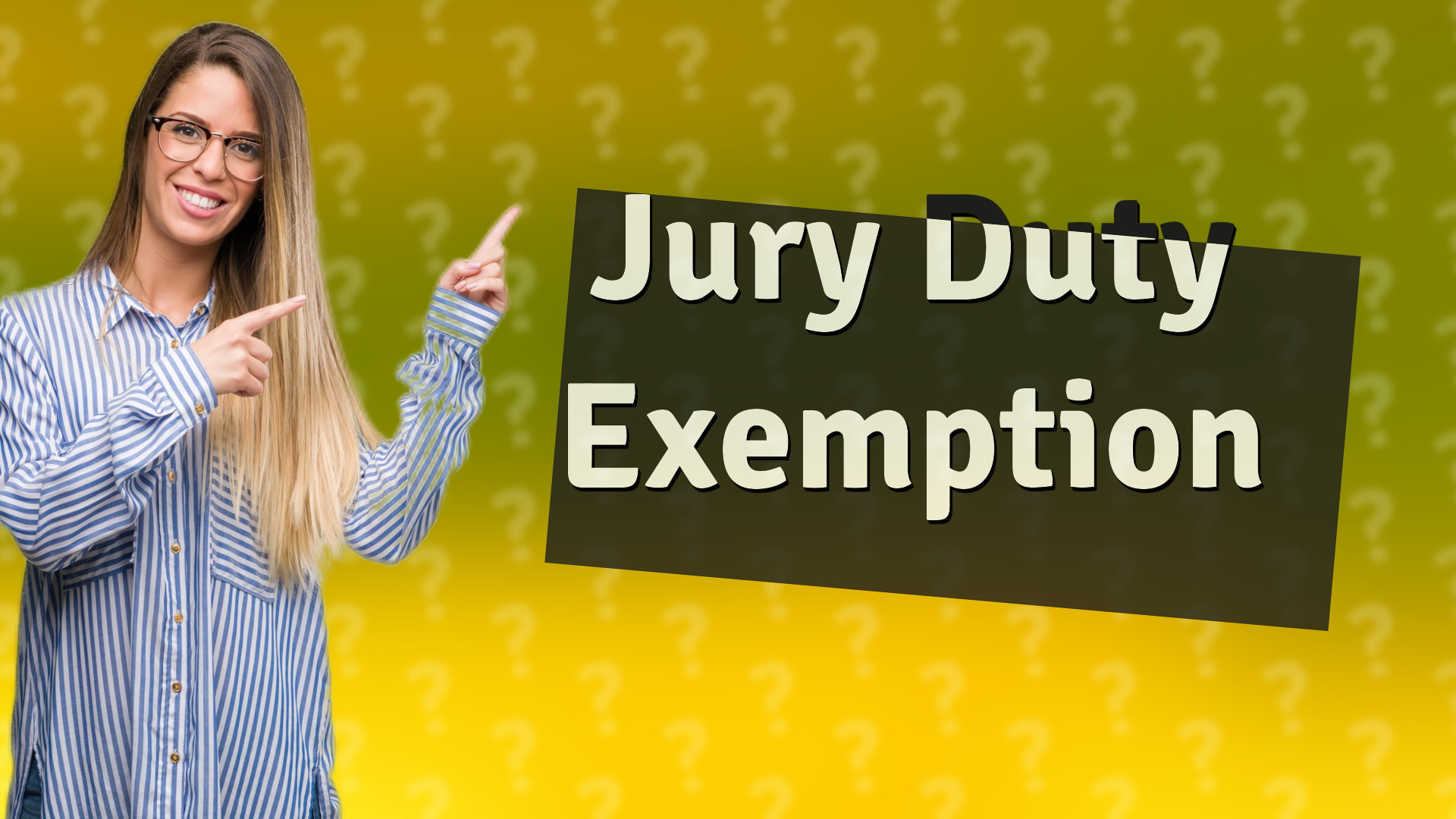 Jury Duty Exemption